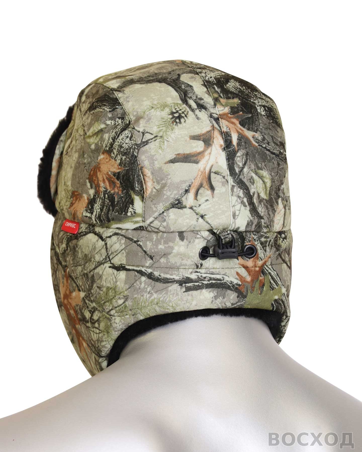 Шапка-ушанка ОХОТА (тк. Алова)