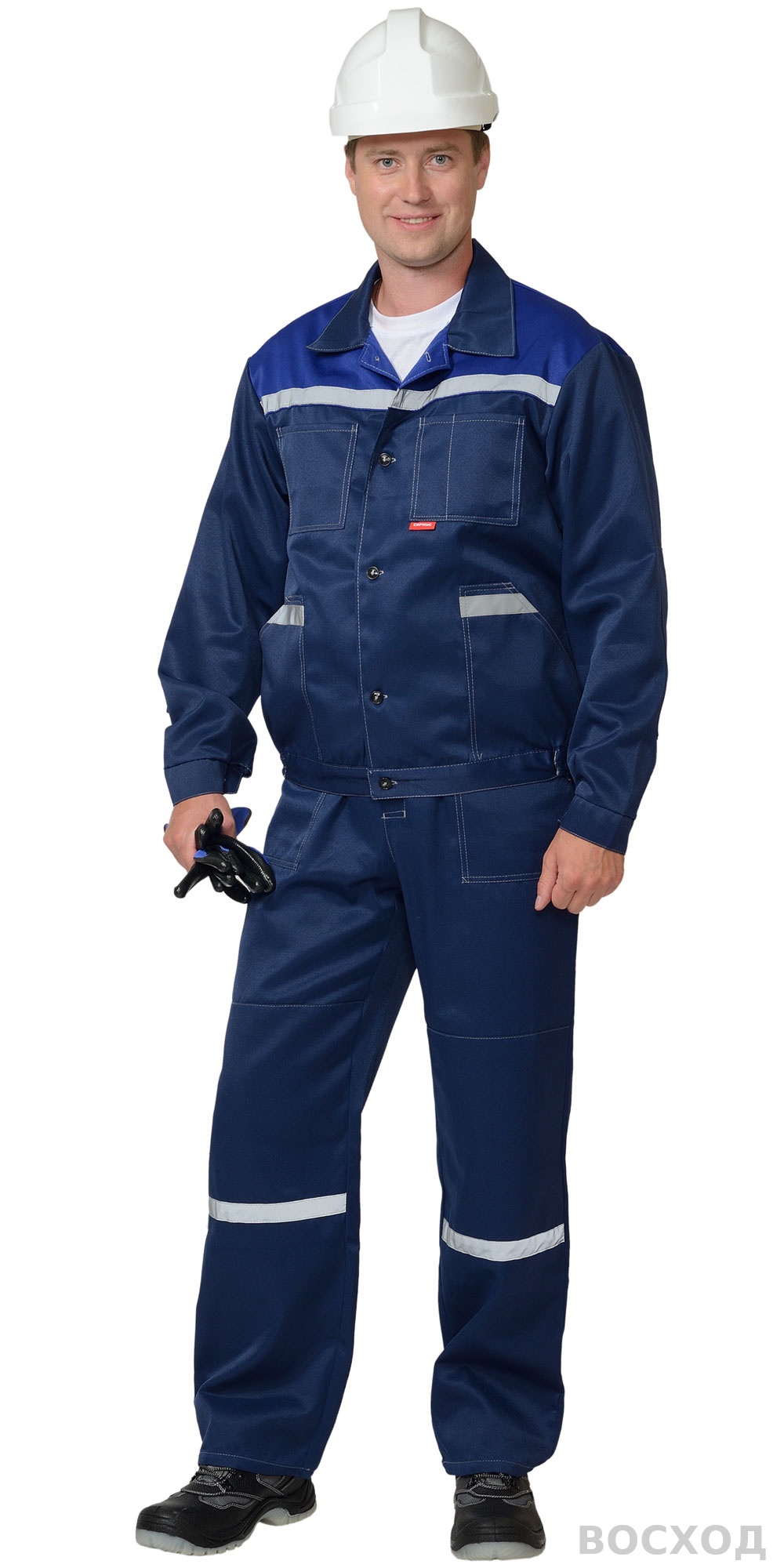 Костюм СИРИУС-ЛЕГИОНЕР куртка, п/к т. с васильковым