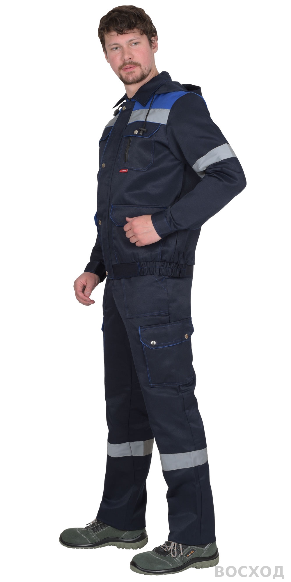 Костюм СИРИУС-ТИТАН куртка, п/к с васильковым и СОП