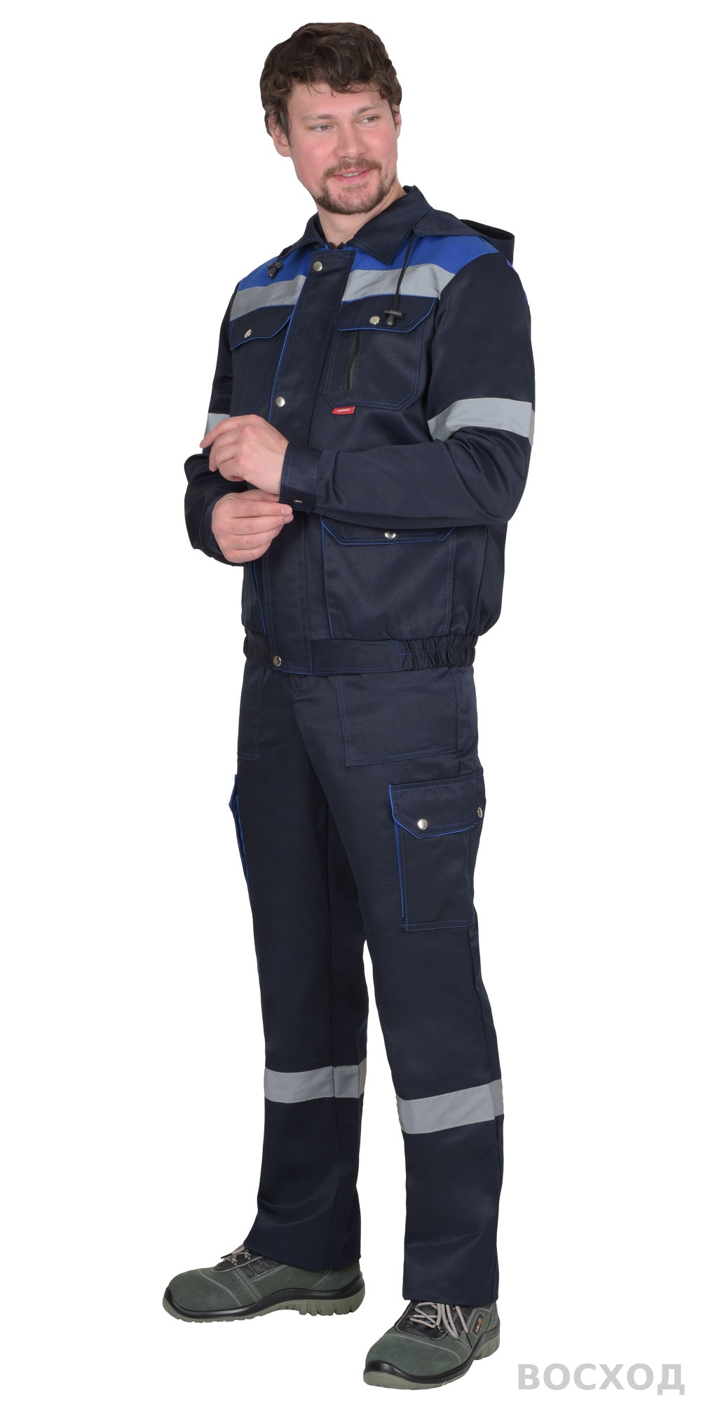 Костюм СИРИУС-ТИТАН куртка, п/к с васильковым и СОП