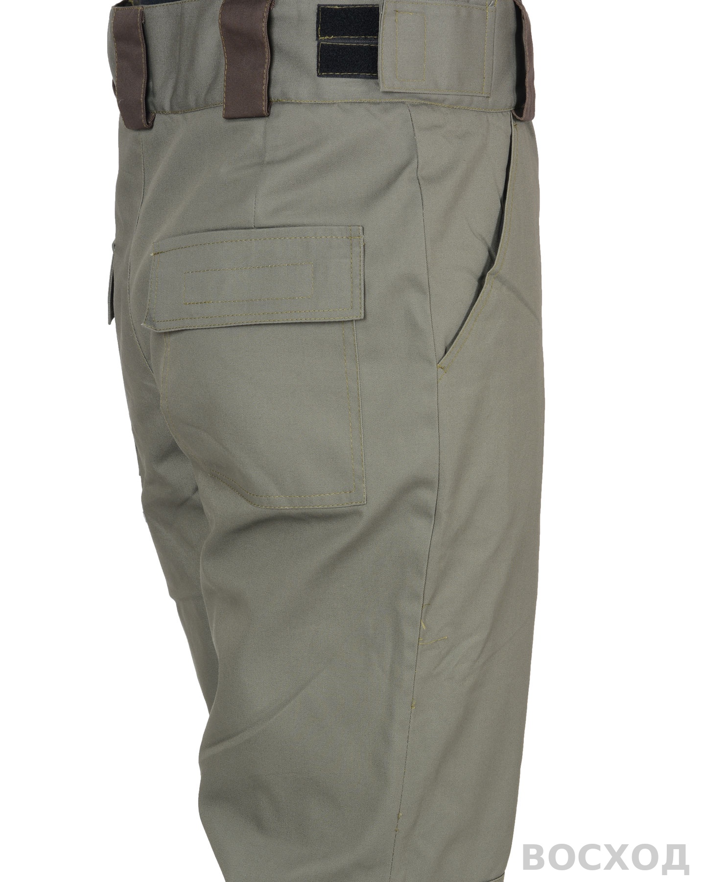 Костюм СИРИУС-КОБАЛЬТ куртка, брюки с темно-коричневым