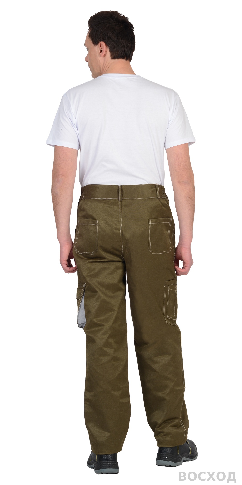 Брюки СИРИУС-CROWN со св.серым