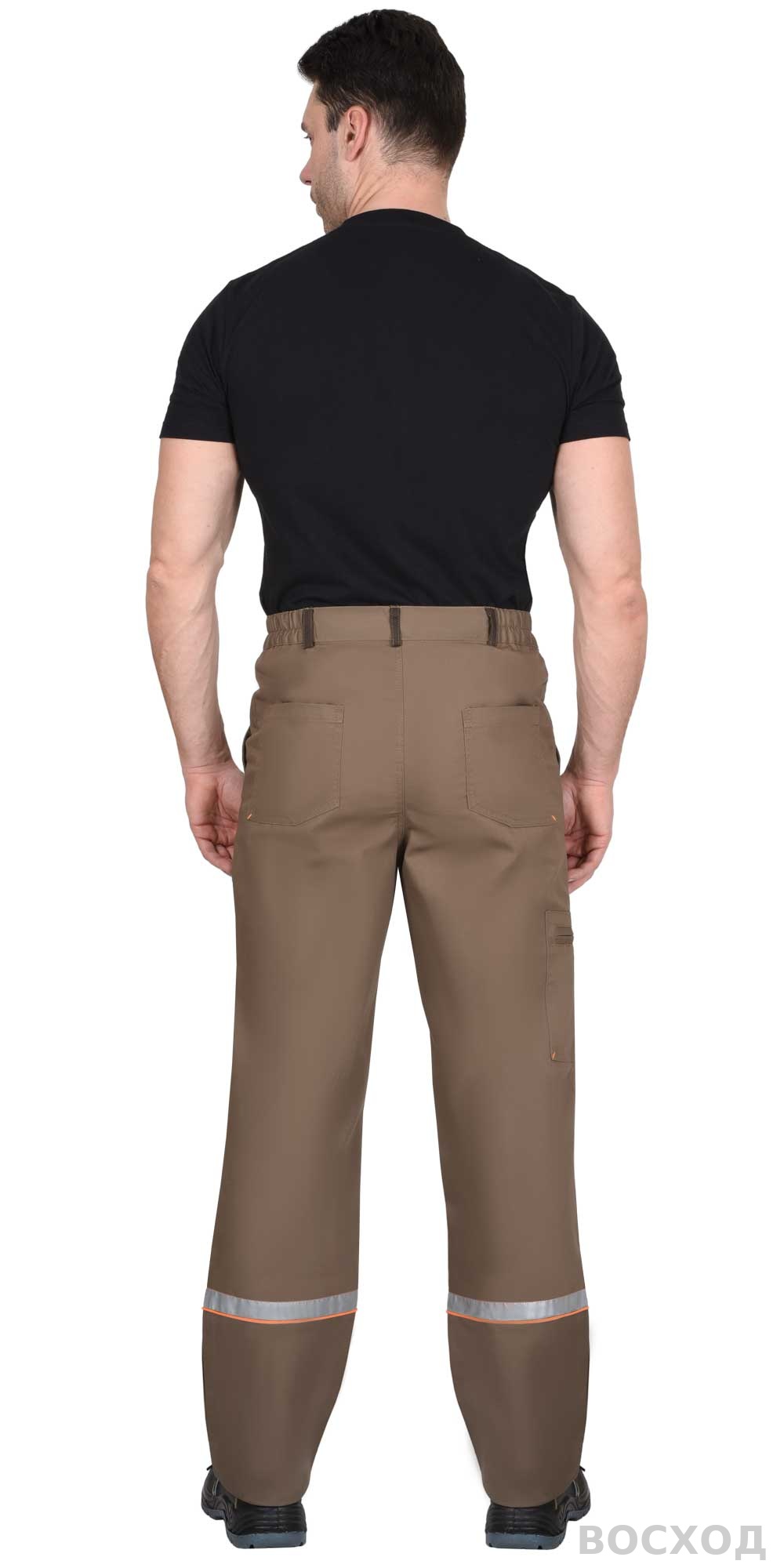 Костюм СИРИУС-РОДОС куртка, брюки, светло- с темно-коричневым