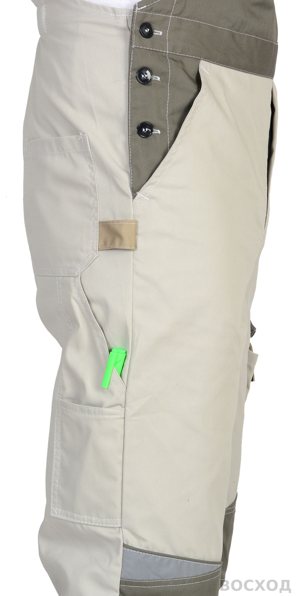 Костюм СИРИУС-КАСПИЙ куртка, п/к, с оливой, песочным и СОП