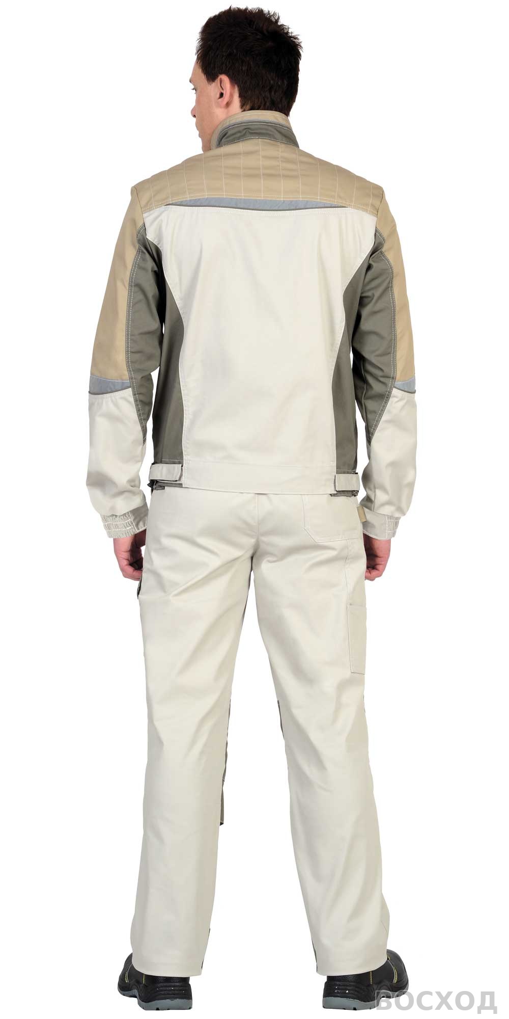 Костюм СИРИУС-КАСПИЙ куртка, п/к, с оливой, песочным и СОП