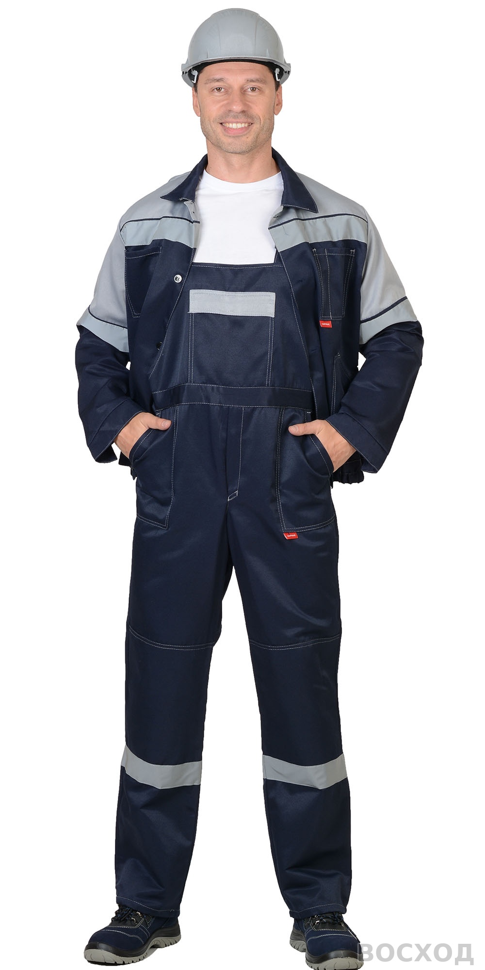 Костюм СИРИУС-ЛЕГИОНЕР куртка, п/к с серым СОП 50 мм