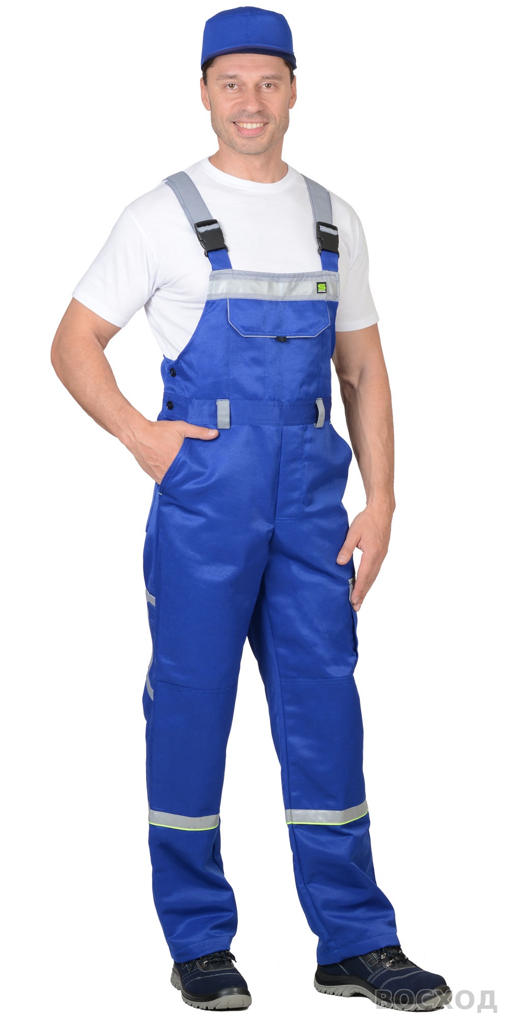 Костюм СИРИУС-ПРАКТИК куртка, п/к со св.серым