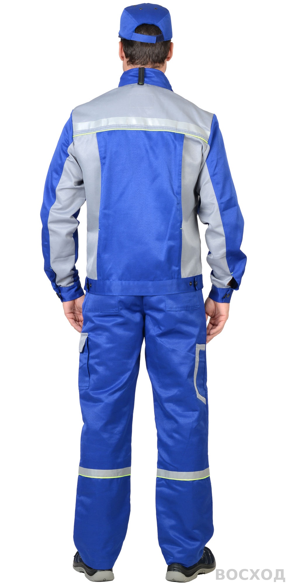 Костюм СИРИУС-ПРАКТИК куртка, п/к со св.серым