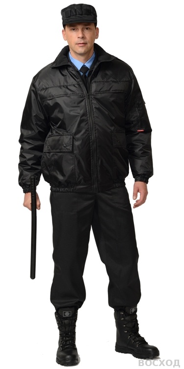 Куртка СИРИУС-ШТУРМ-ЛЮКС кор., чёрная