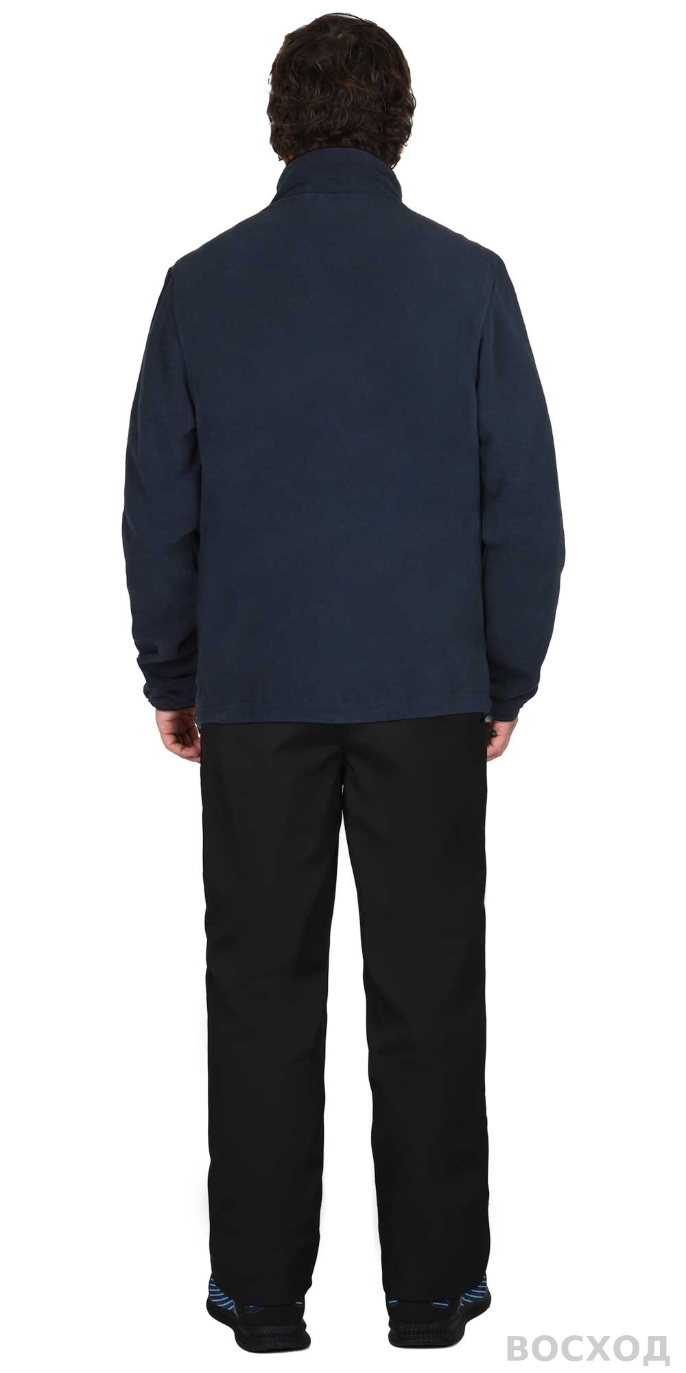 Куртка флисовая темно-синяя