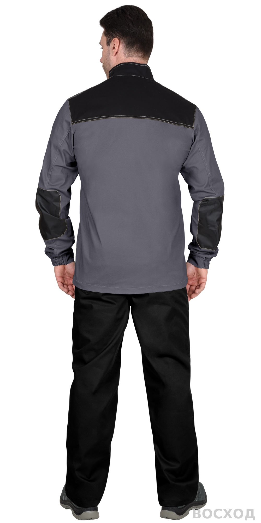 Куртка СИРИУС-МАНХЕТТЕН т. с оранж. и черным тк. стрейч пл. 250 г/кв.м