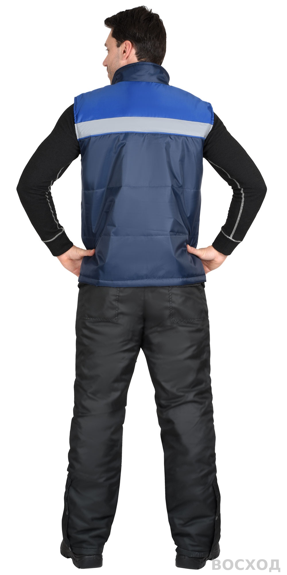 Жилет СИРИУС-ЭКСПРЕСС с васильковым и СОП