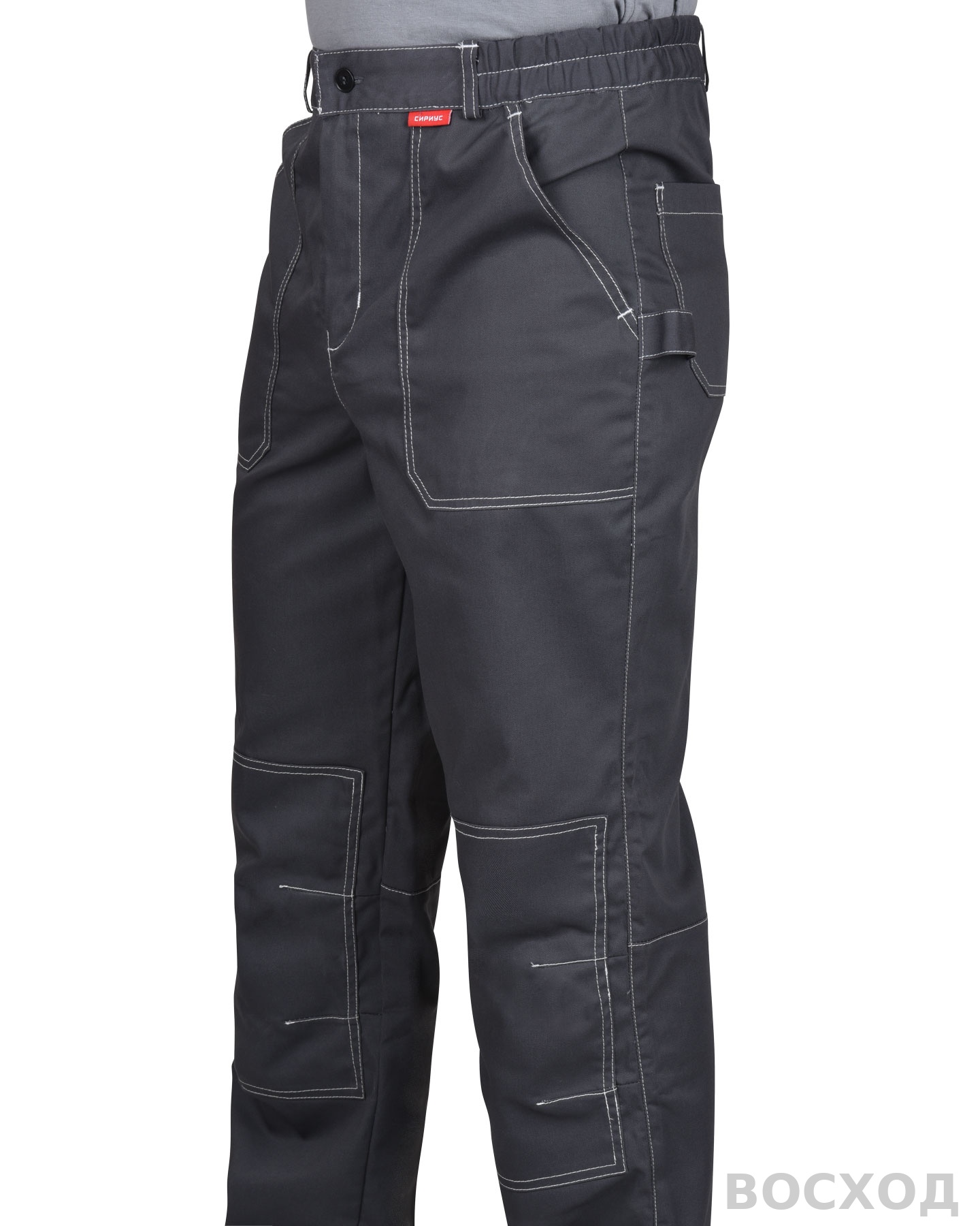Брюки СИРИУС-ФАВОРИТ-ЛЮКС т. с серым