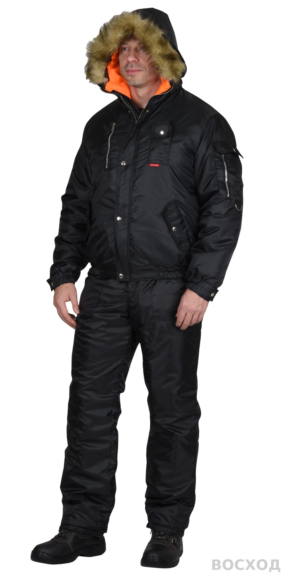 Костюм СИРИУС-АЛЯСКА куртка, п/к черный