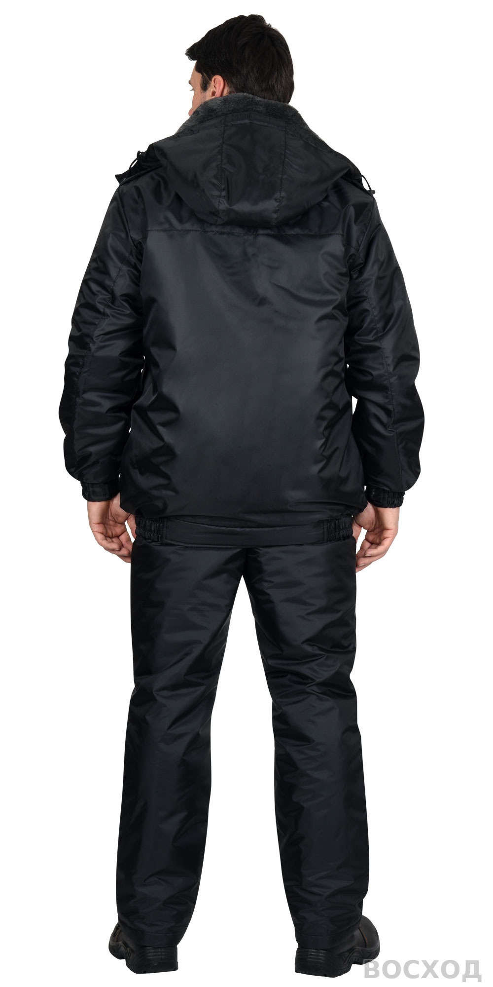 Костюм СИРИУС-ПОЛЮС куртка, полукомбинезон черный