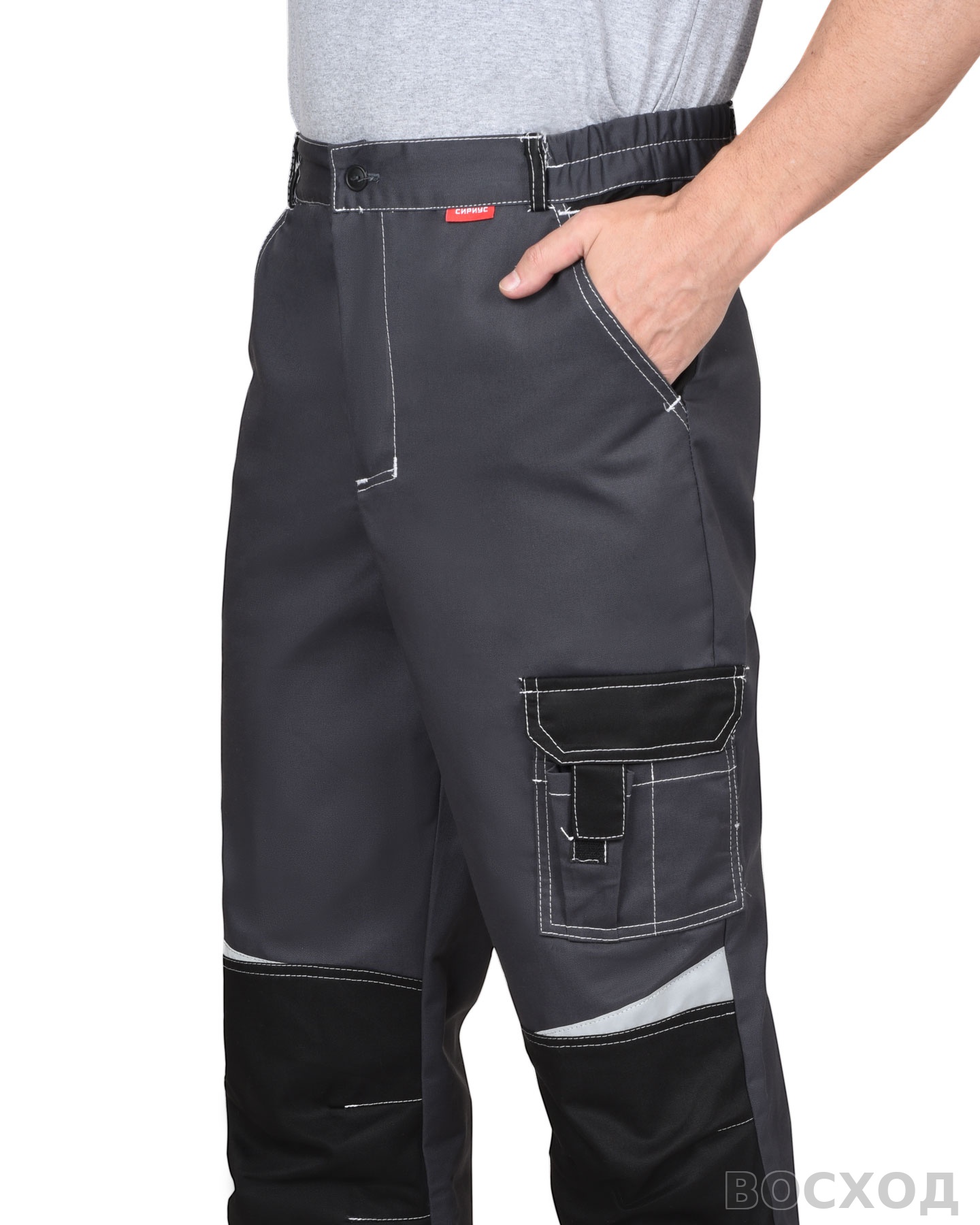 Брюки СИРИУС-ФАВОРИТ-МЕГА с черным