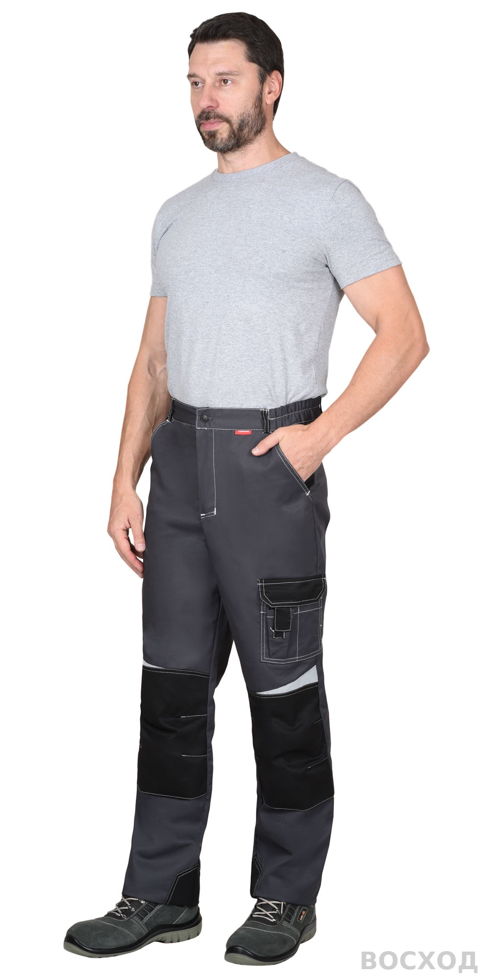 Брюки СИРИУС-ФАВОРИТ-МЕГА с черным