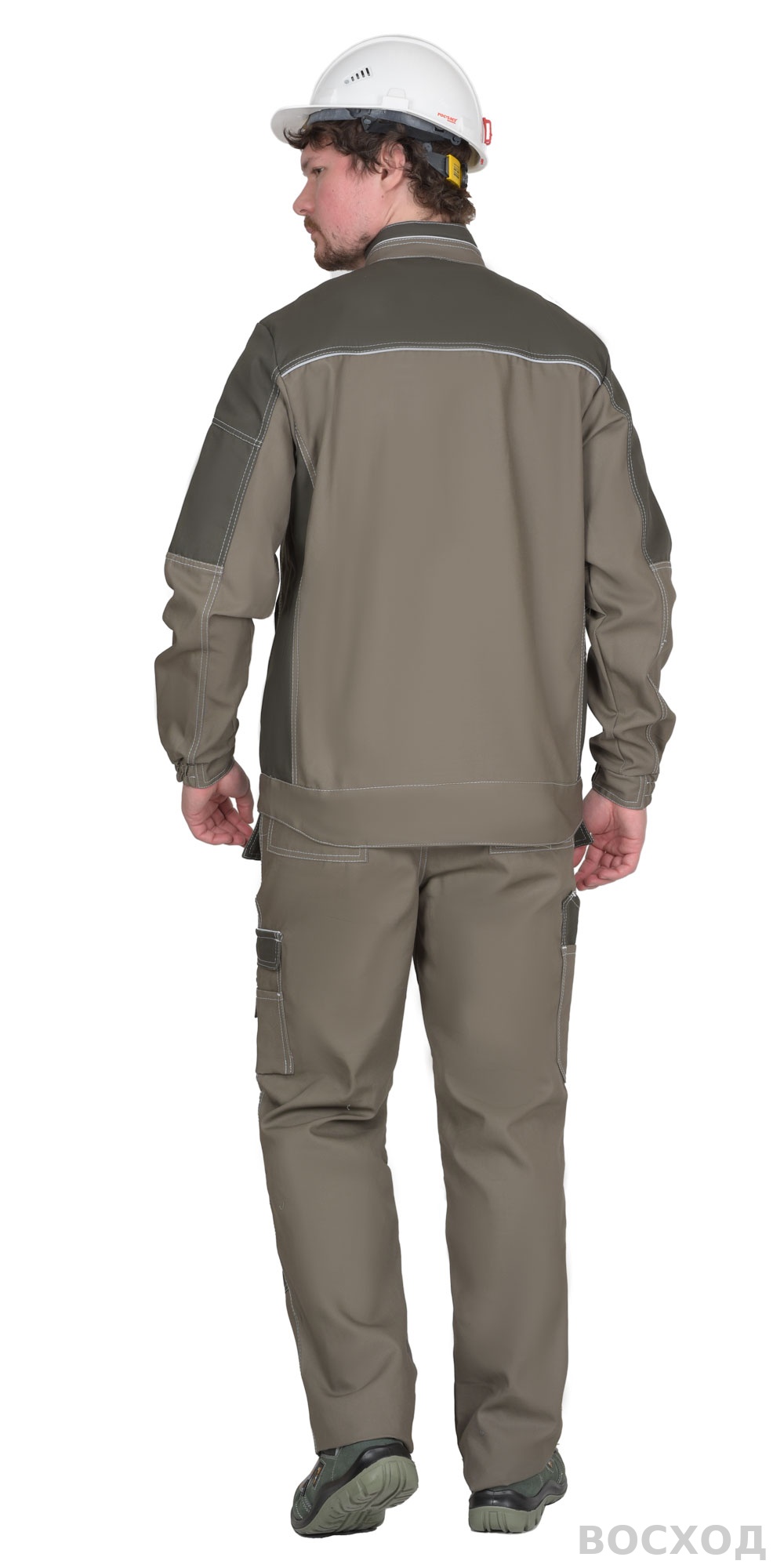 Костюм СИРИУС-ТОКИО куртка, п/к т. песочный с хаки 100%х/б пл. 265 г/кв.м