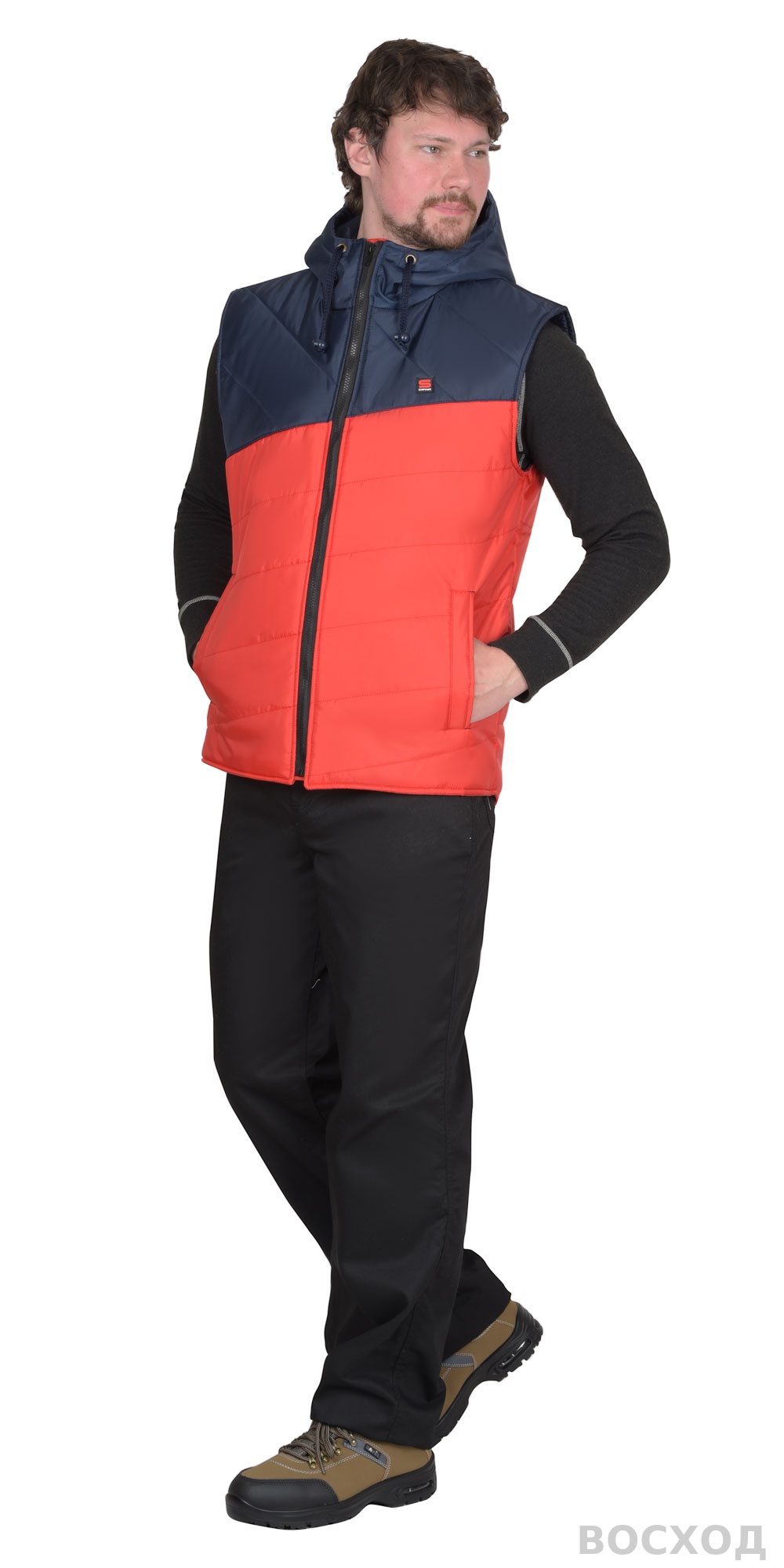 Жилет СИРИУС-ЭЛЬБРУС с темно-синим