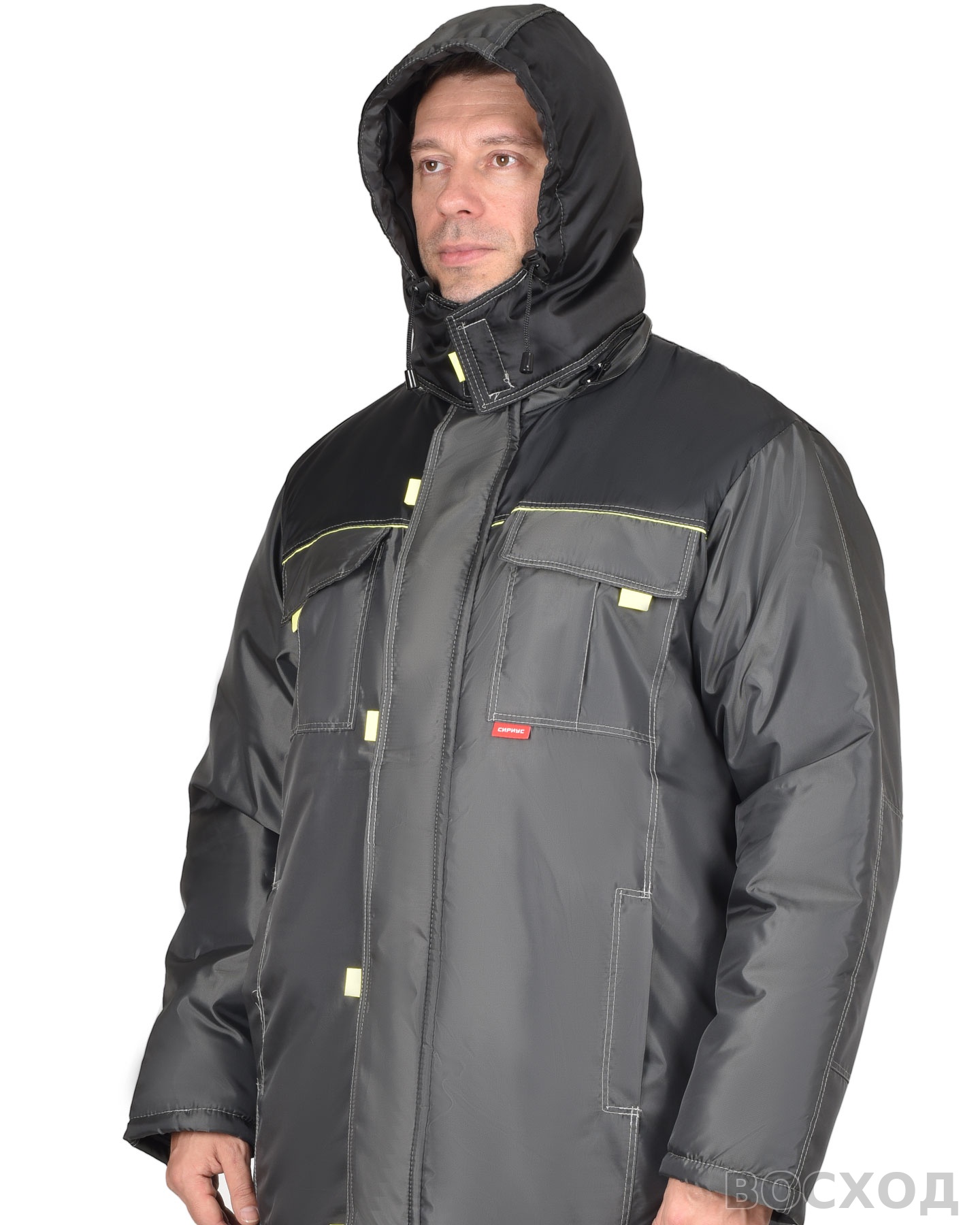 Костюм СИРИУС-ФАВОРИТ куртка, брюки, т. с серым