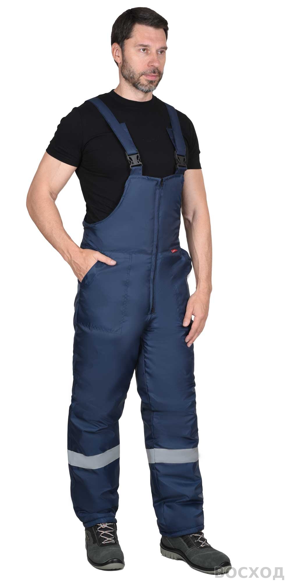 Костюм СИРИУС-РОСТ-НОРД куртка, п/к, т- с васильковым