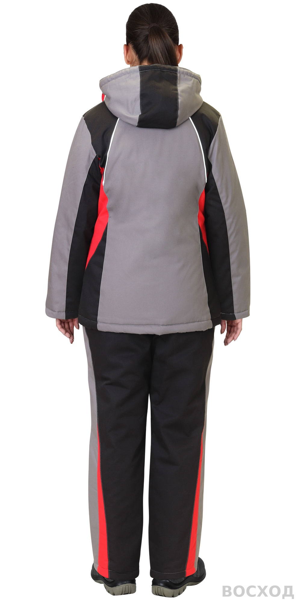 Костюм СИРИУС-СИБИРЯЧКА с черным и красным