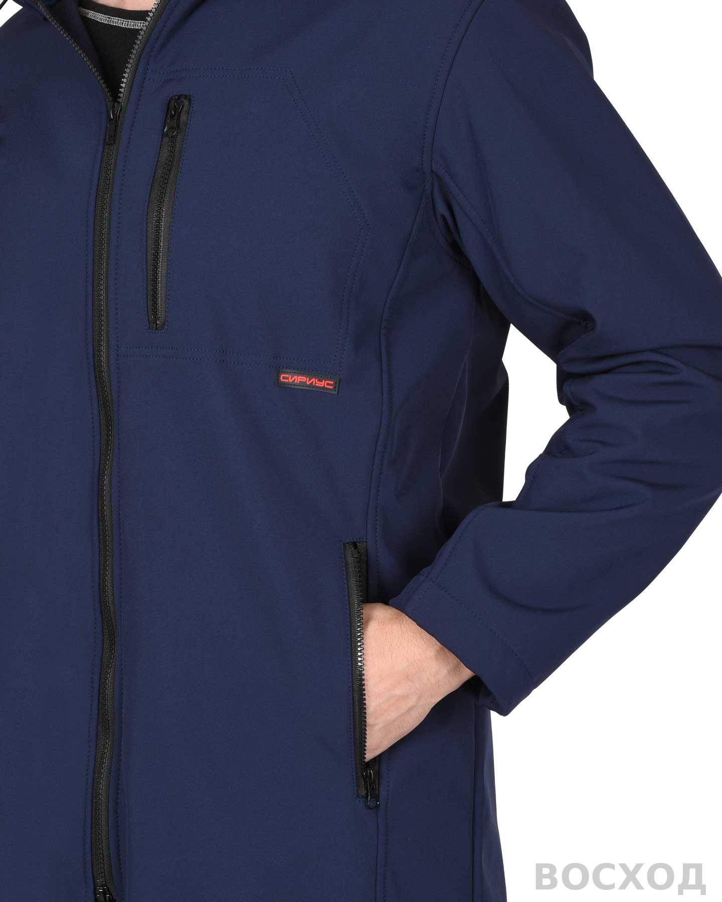 Костюм СИРИУС-АЗОВ с капюшоном софтшелл пл 350 г/кв.м