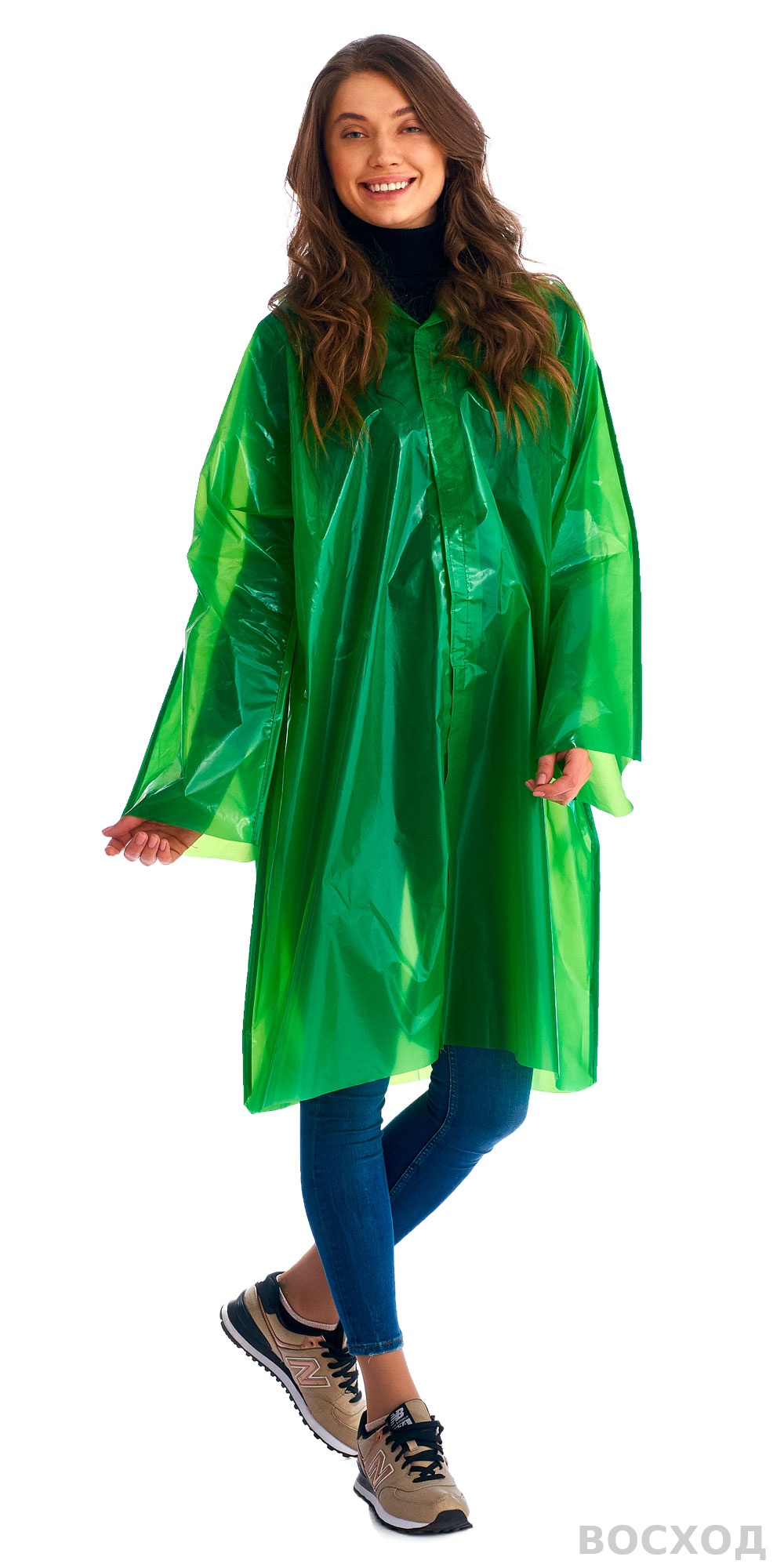 Плащ-дождевик СИРИУС-ЛЮКС на липучке ПВД 80 мкр. пропаянные швы