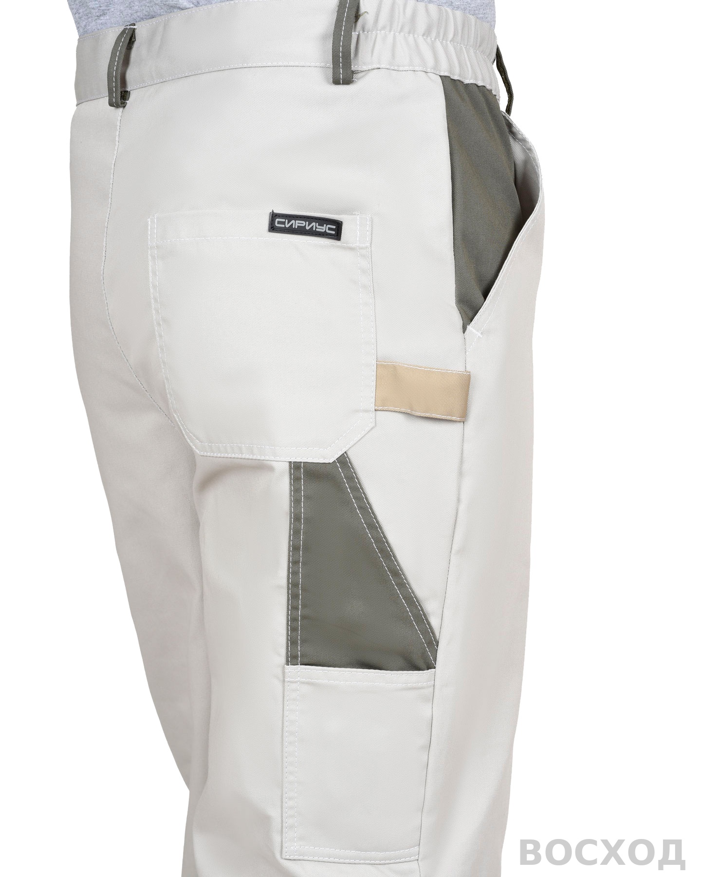 Брюки СИРИУС-КАСПИЙ с оливой и песочным и СОП