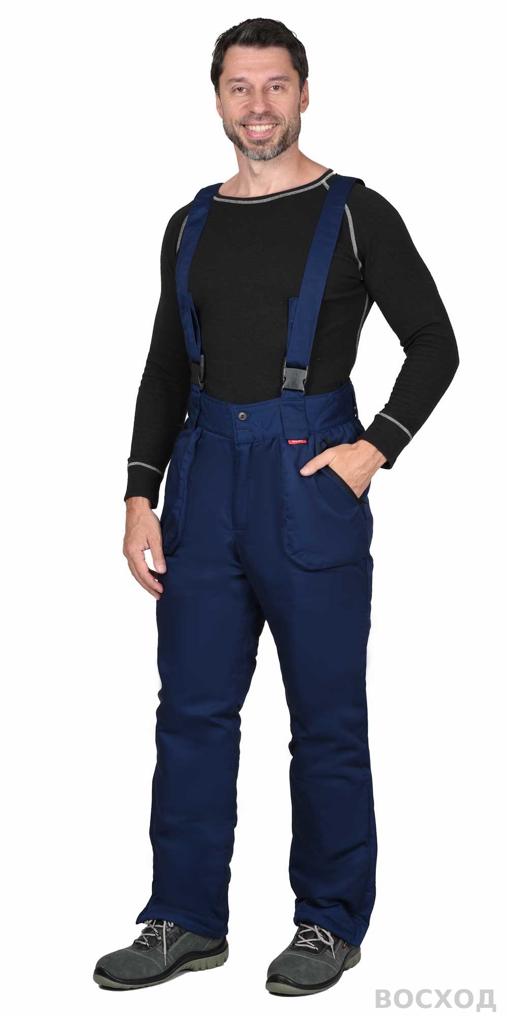 Костюм СИРИУС-ФАВОРИТ зимний: куртка, брюки т. со ср.серым