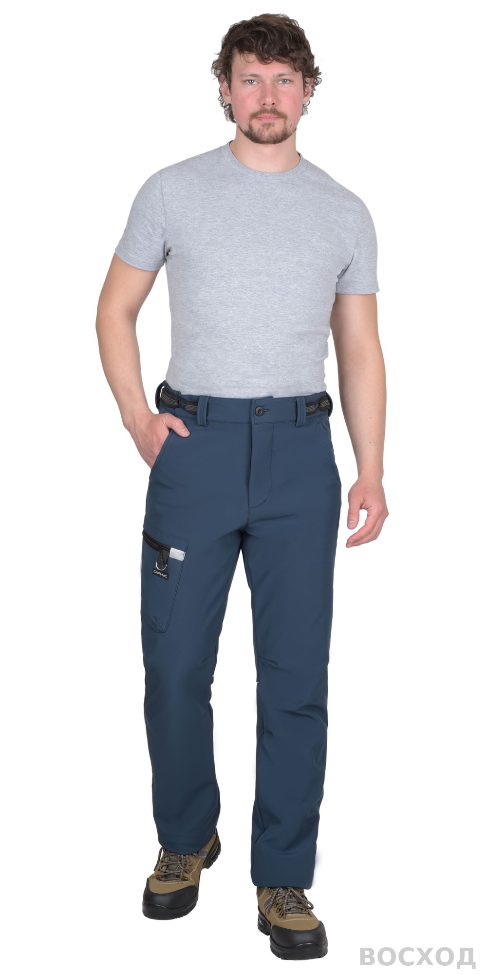 Брюки СИРИУС-СПЕЙС софтшелл синие