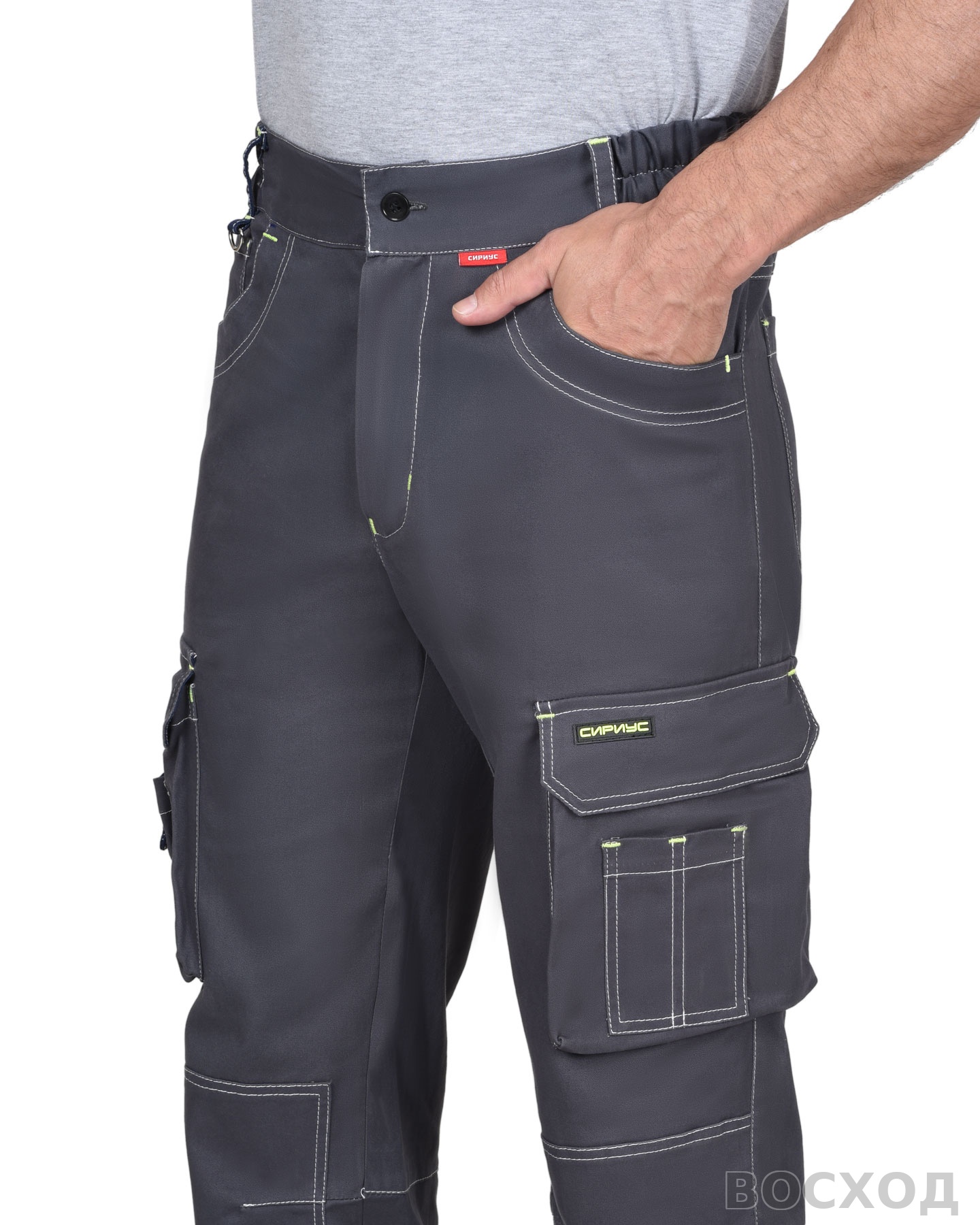 Костюм СИРИУС-ДЖЕТ куртка, брюки т- с синим тк. мех. стрейч с ВО