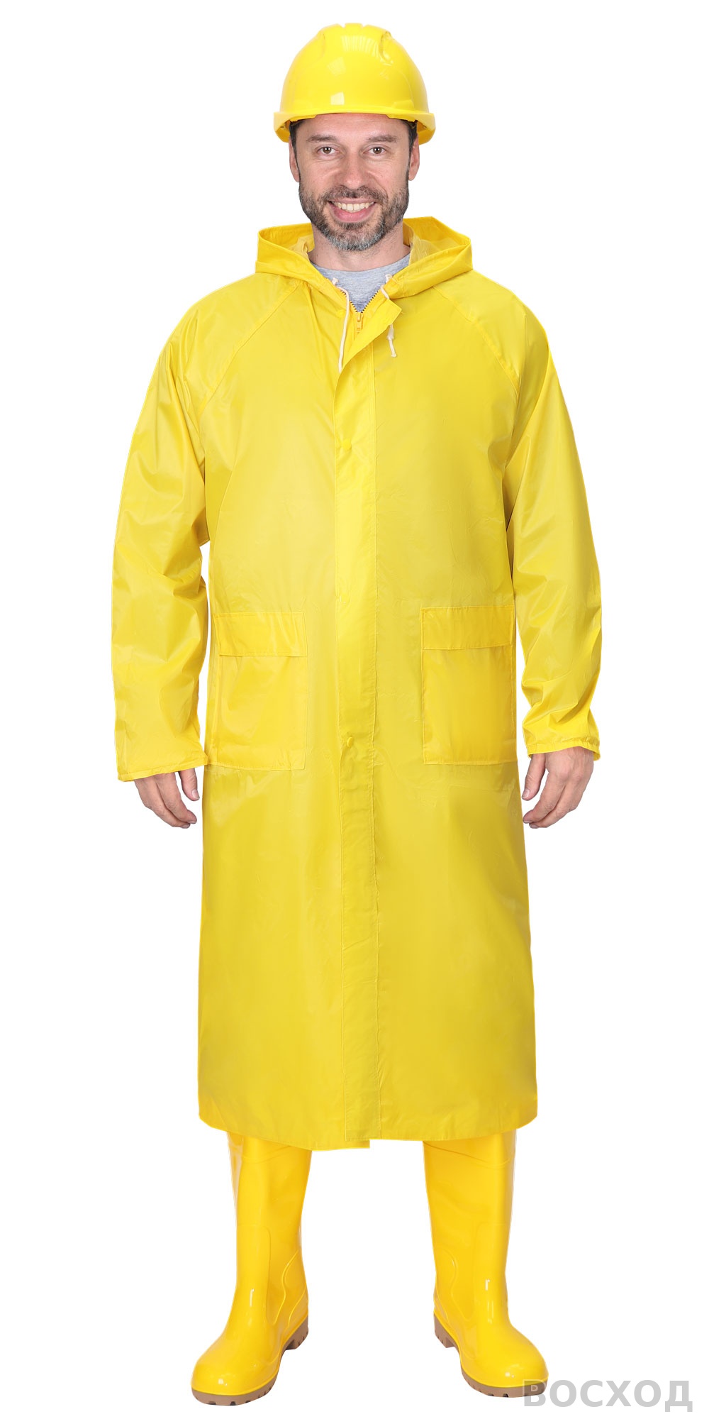 Плащ влагозащитный SIRIUS Стандарт (210 гр/м2) (ЧЗ)