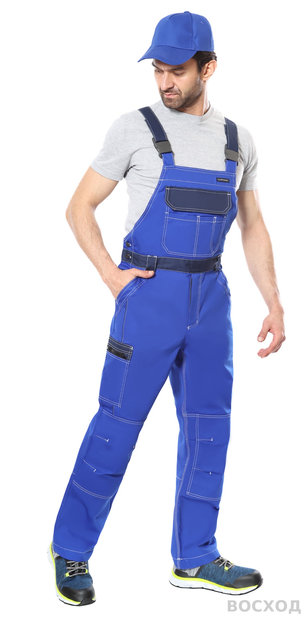 Полукомбинезон СИРИУС-ПРЕСТИЖ с синим