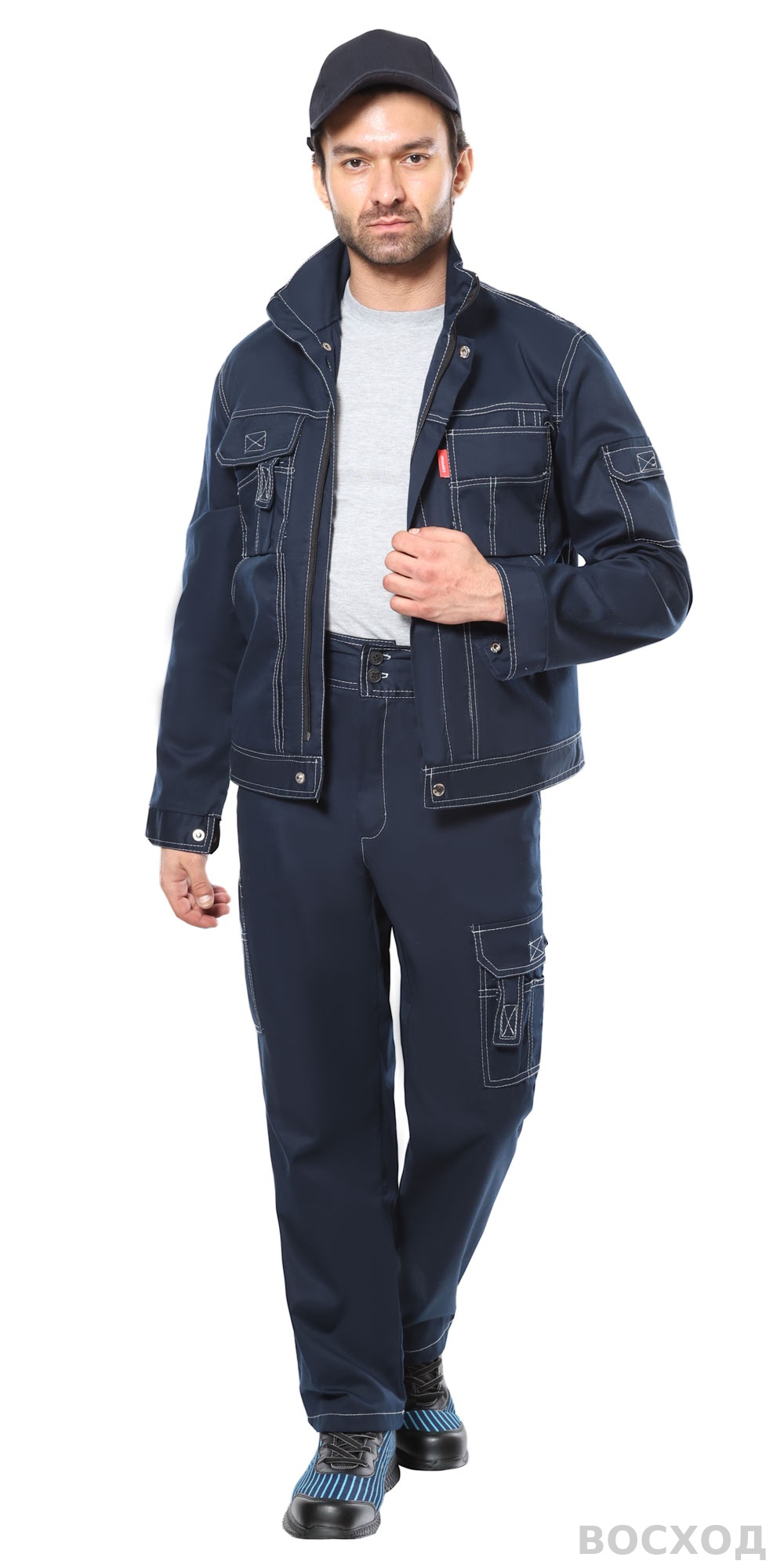 Костюм СИРИУС-ПЛУТОН-РОСС куртка, брюки тёмно