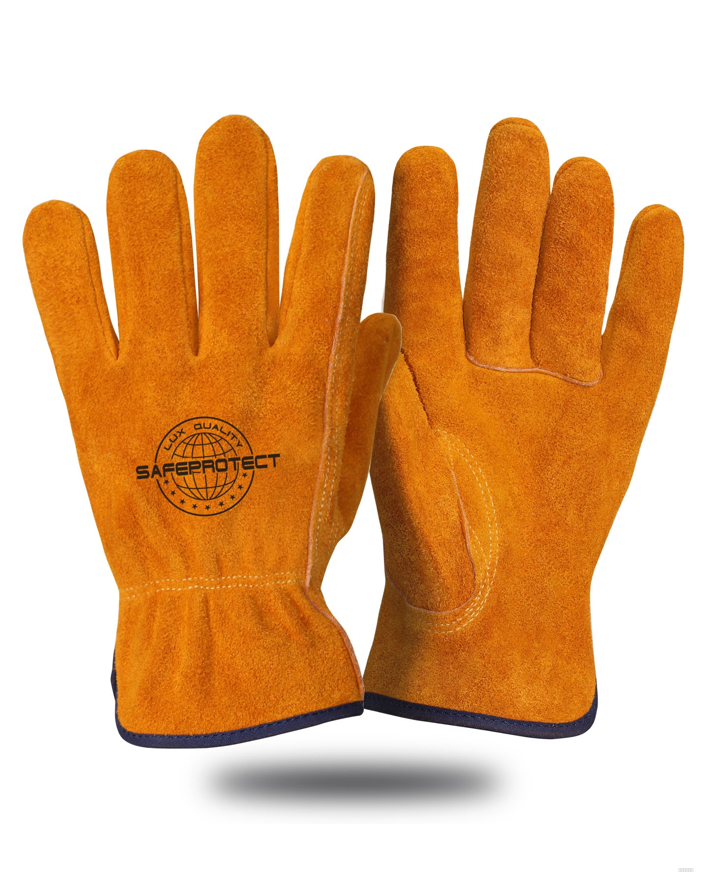 Перчатки цельноспилковые УРАЛ Safeprotect® желтые р.10,5 (х12х120)
