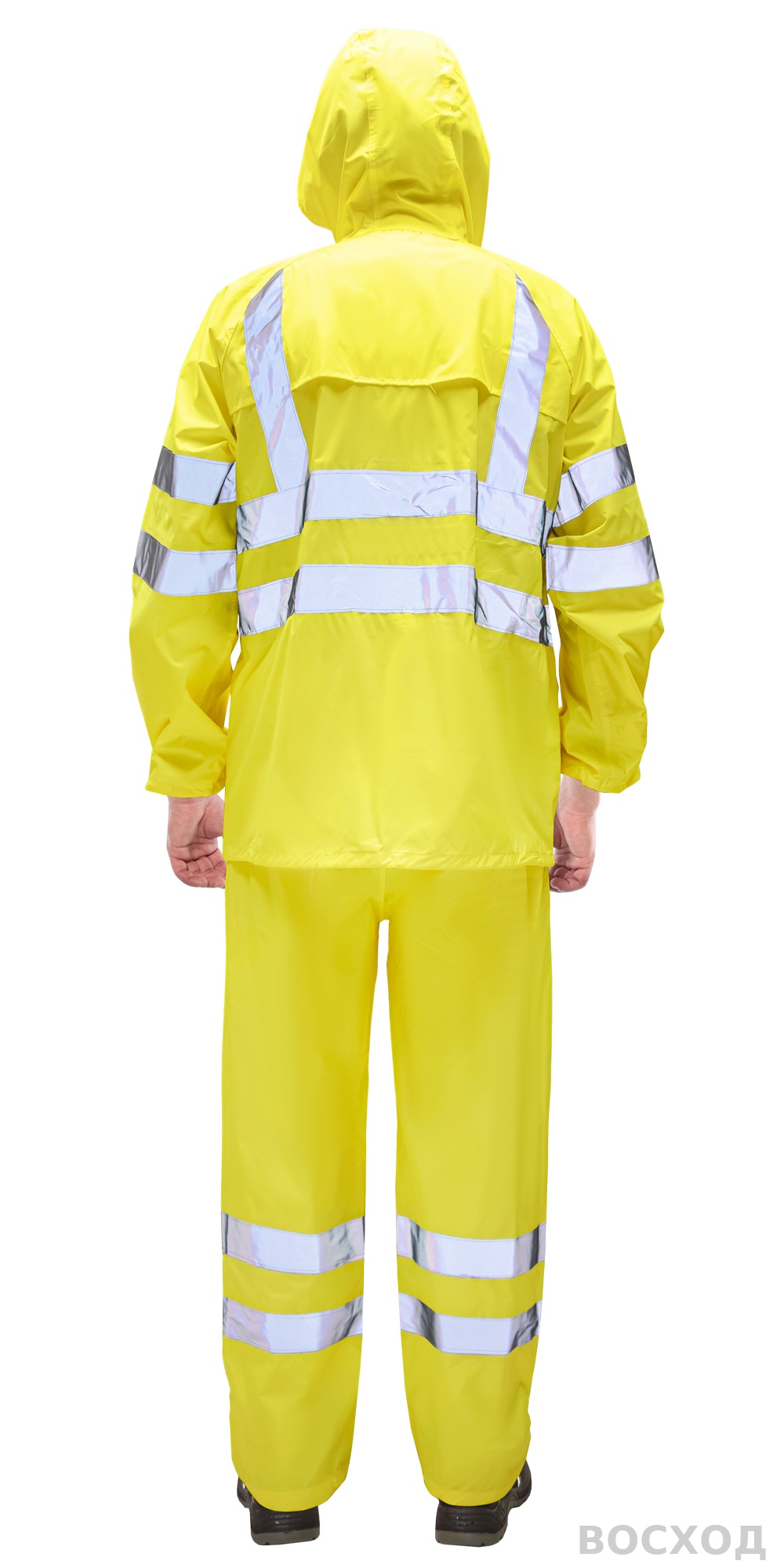 Костюм влагозащитный сигнальный с СОП SIRIUS Профи (225 гр/м2) (ЧЗ)