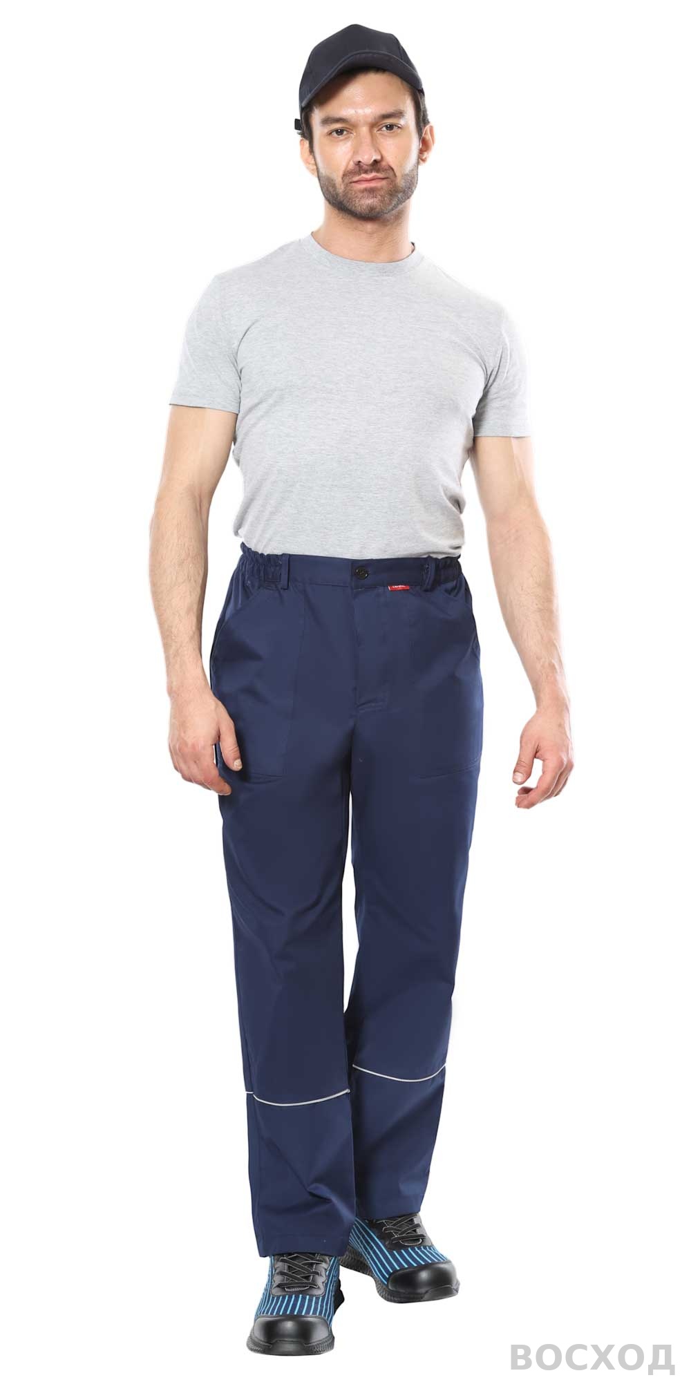 Костюм СИРИУС-МАСТЕР куртка длинная, брюки, с черным