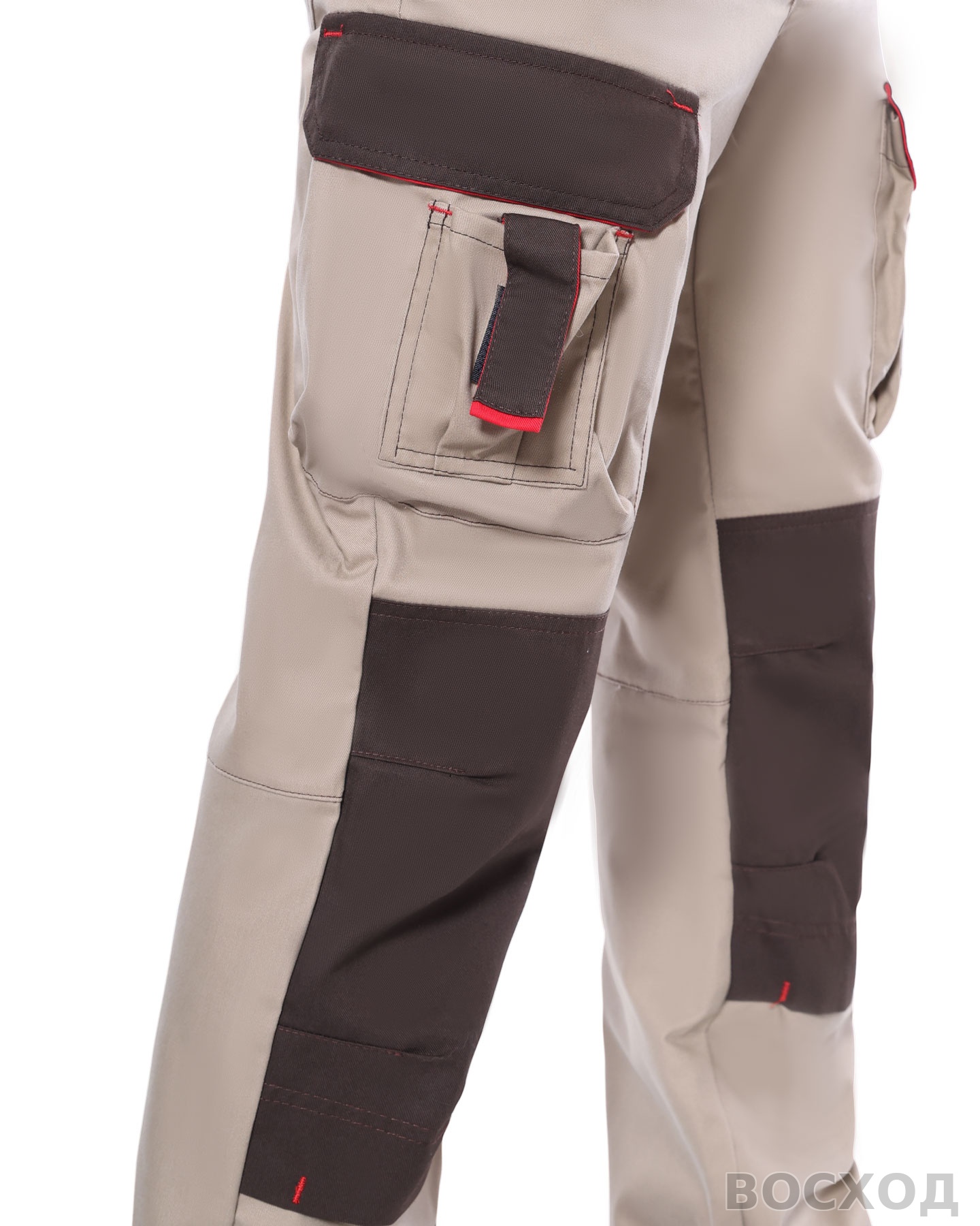 Костюм СИРИУС-ДЖЕТ БРАУН куртка, брюки с т.коричневым тк. мех. стрейч с ВО