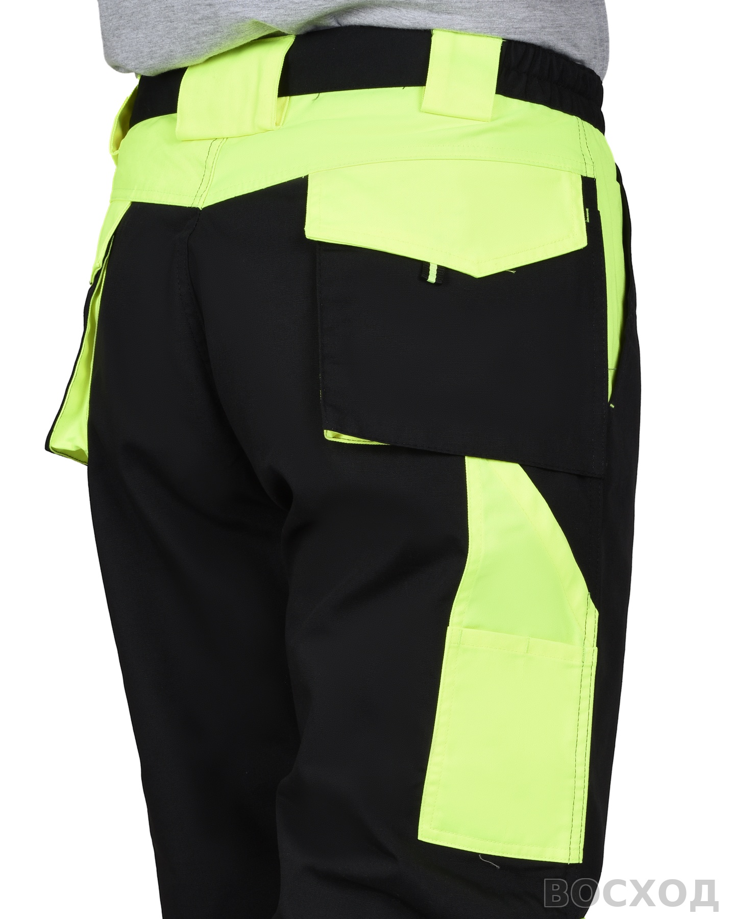 Брюки СИРИУС-ОНИКС черный с лимонным