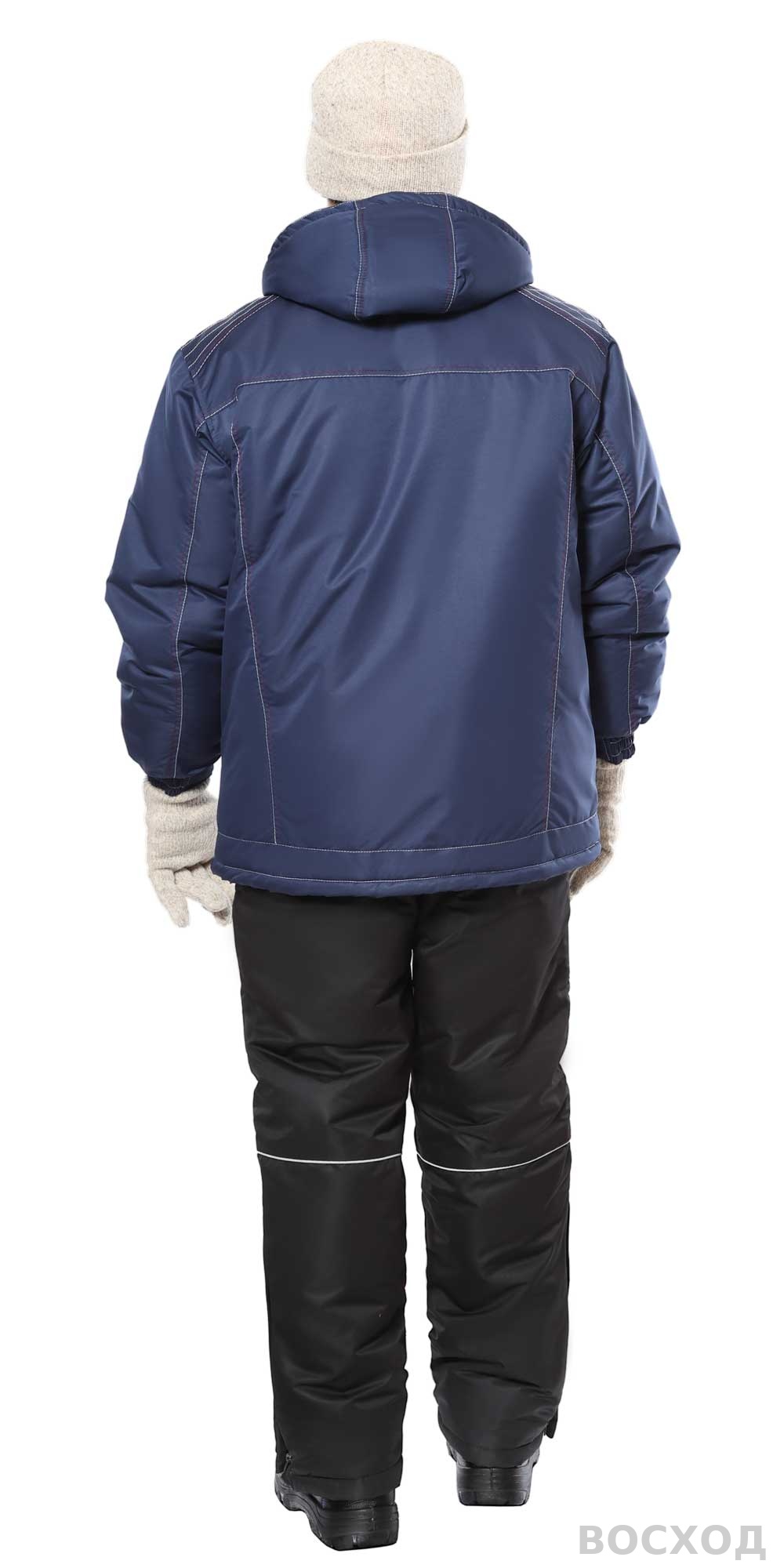 Костюм СИРИУС-АЛЕКС зимний: куртка, брюки, темно-, тк.Таслан