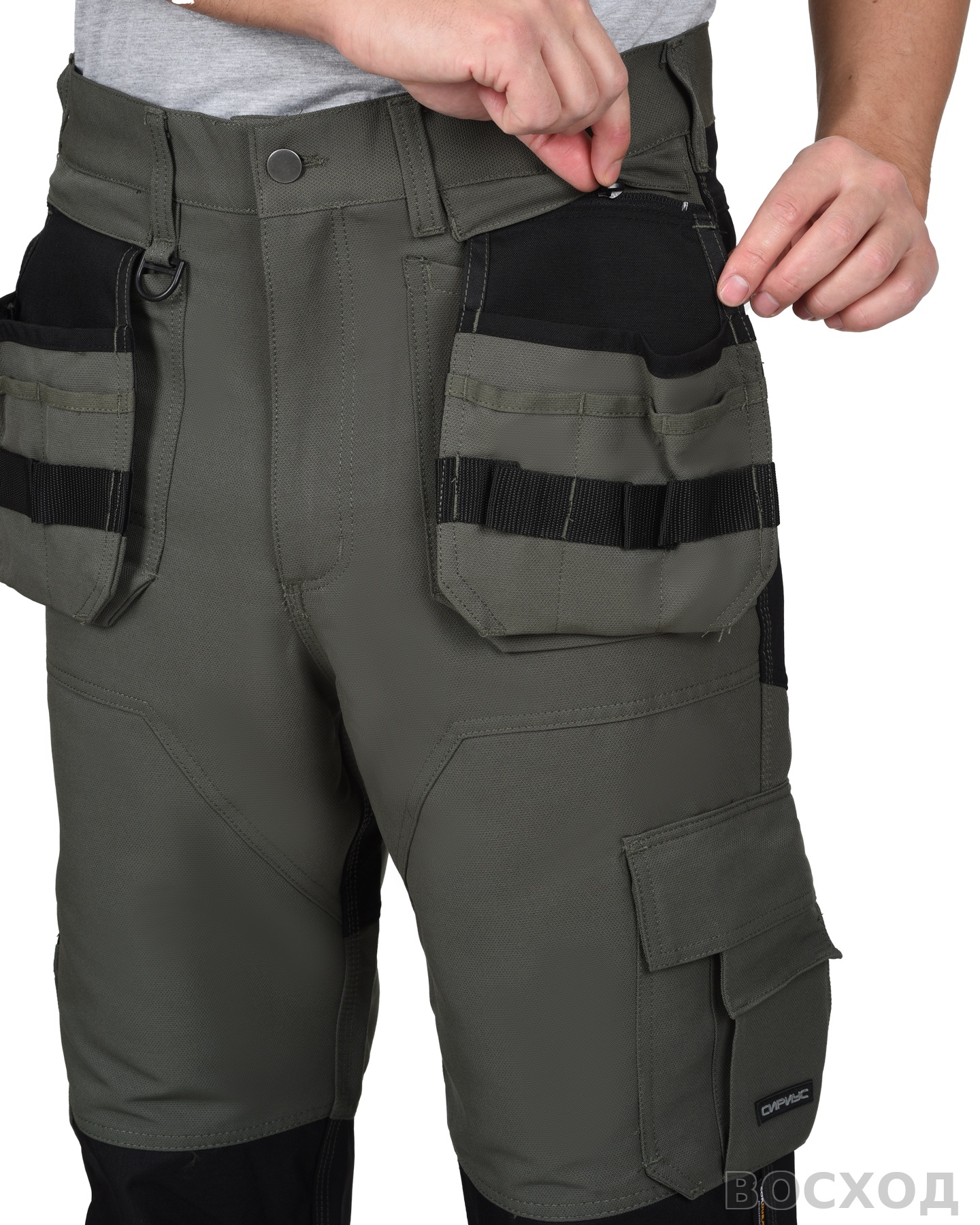 Костюм СИРИУС-ТРИТОН куртка, брюки с черным тк.Кошачий глаз