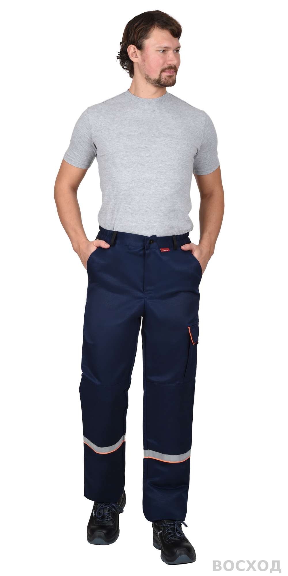 Костюм СИРИУС-ПРАКТИК куртка, брюки, темно- с черным и СОП