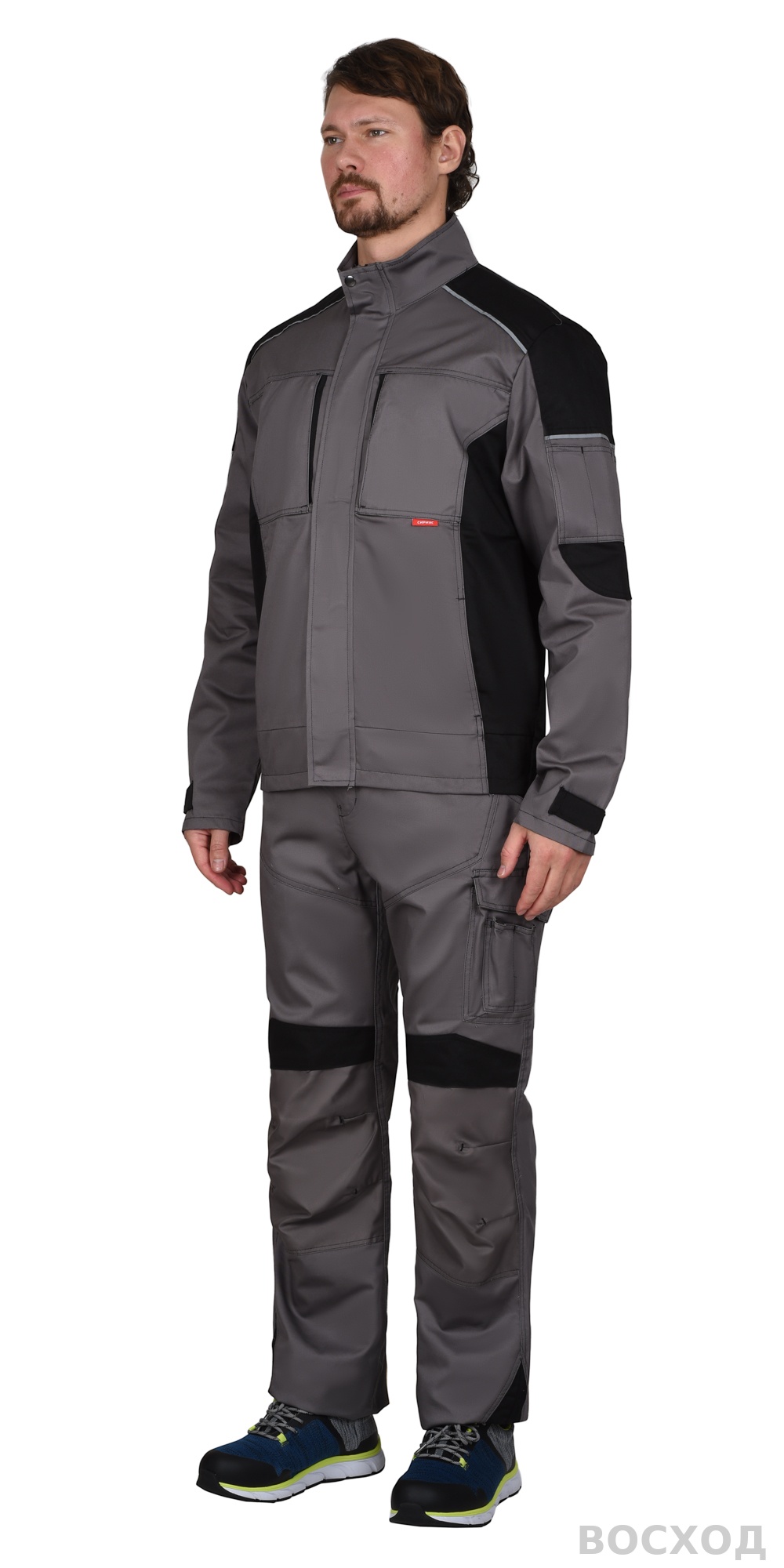 Костюм СИРИУС-ЦИТРИН куртка, п/к ср. с черным