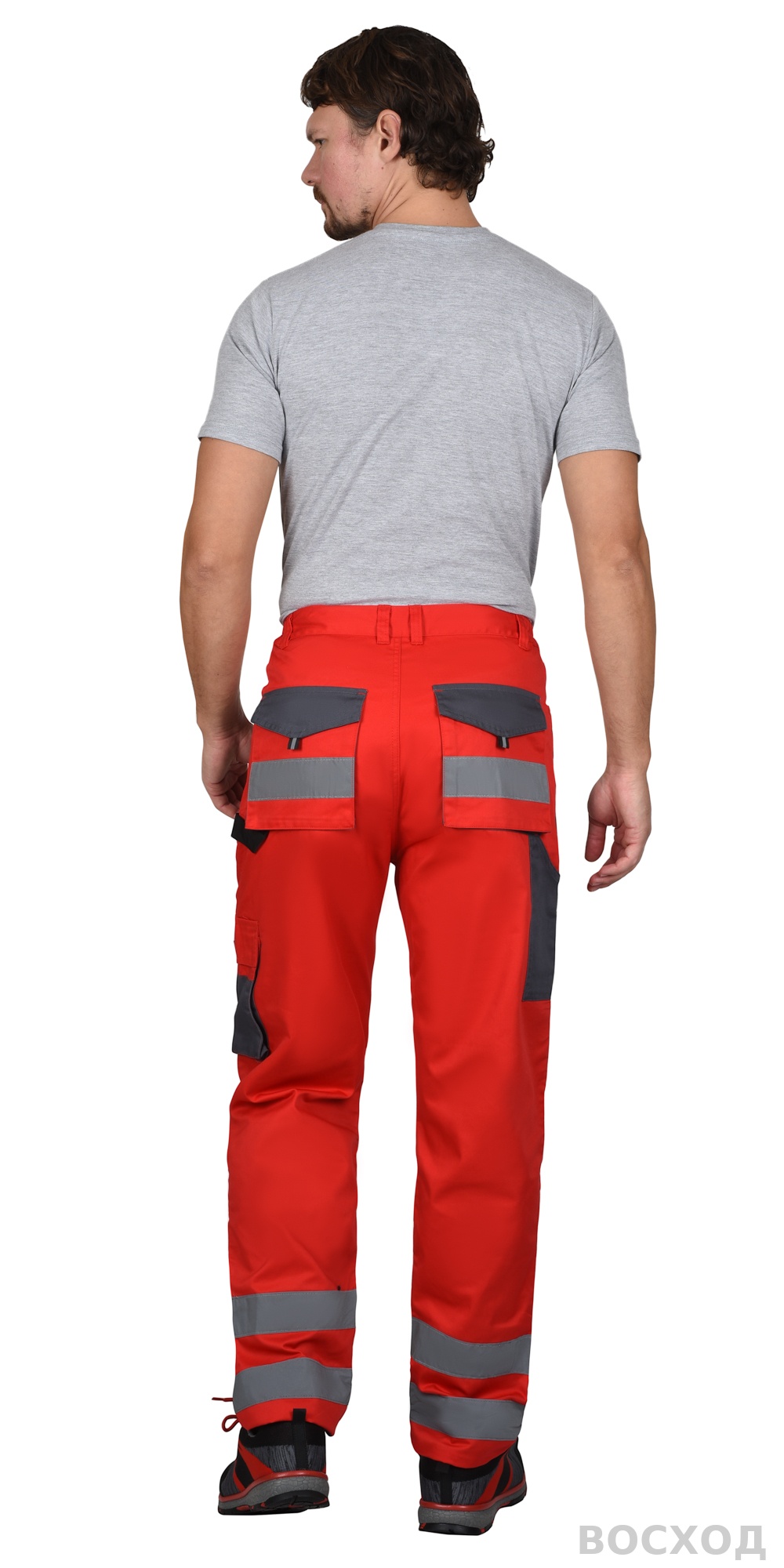 Костюм СИРИУС-АТОМ куртка, брюки с серым