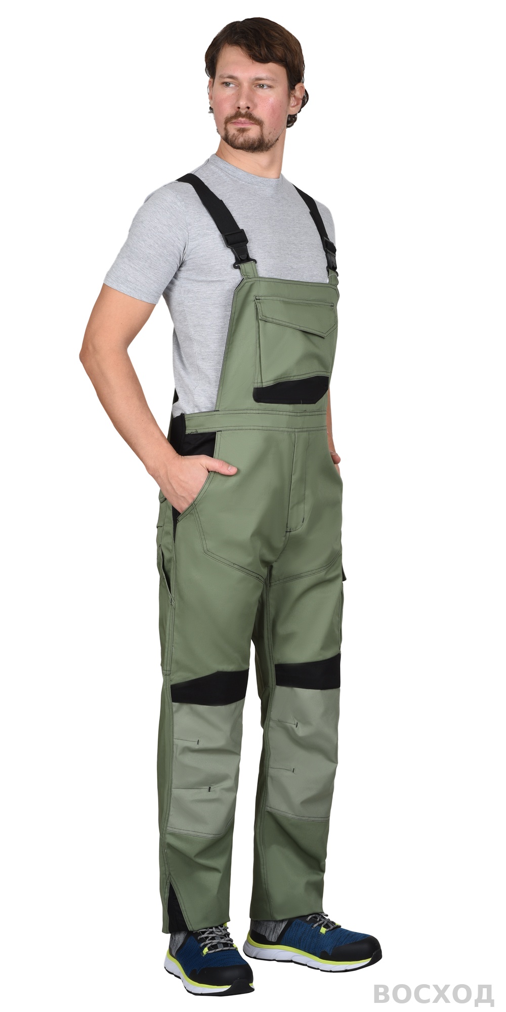 Полукомбинезон СИРИУС-ЦИТРИН светло- с черным