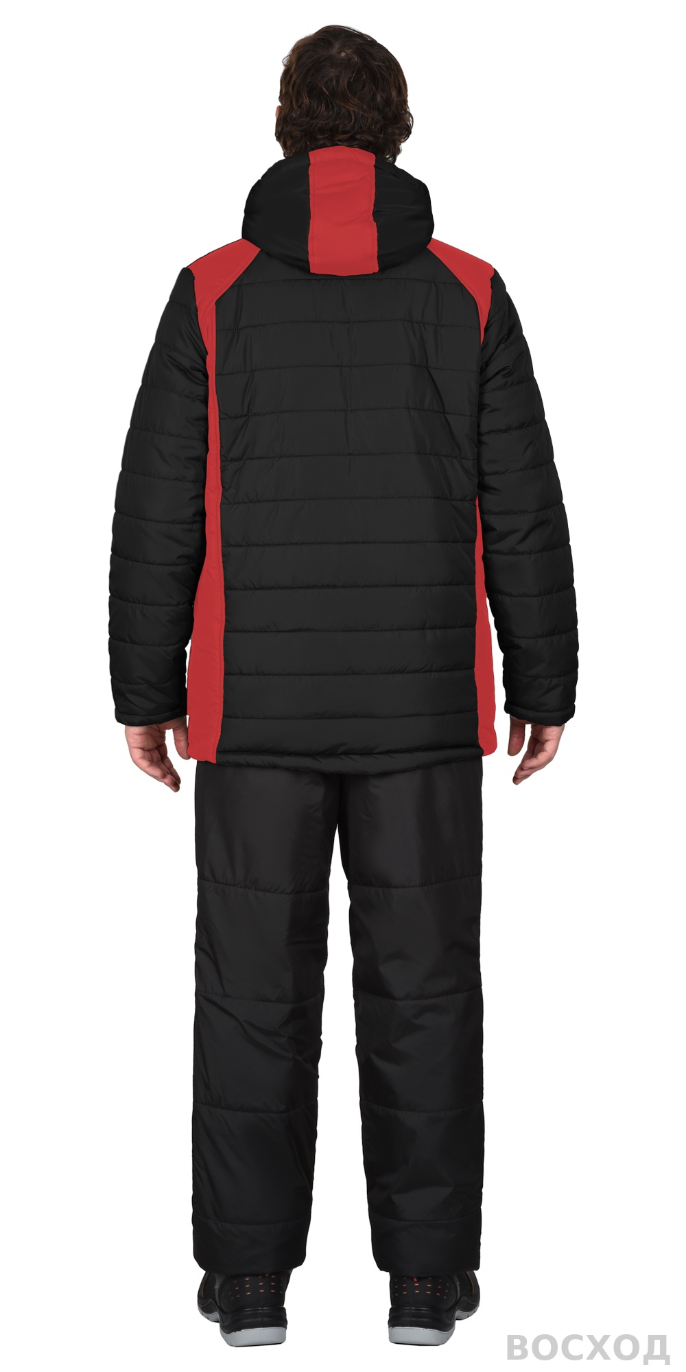 Куртка СИРИУС-УРБАН черная с красным