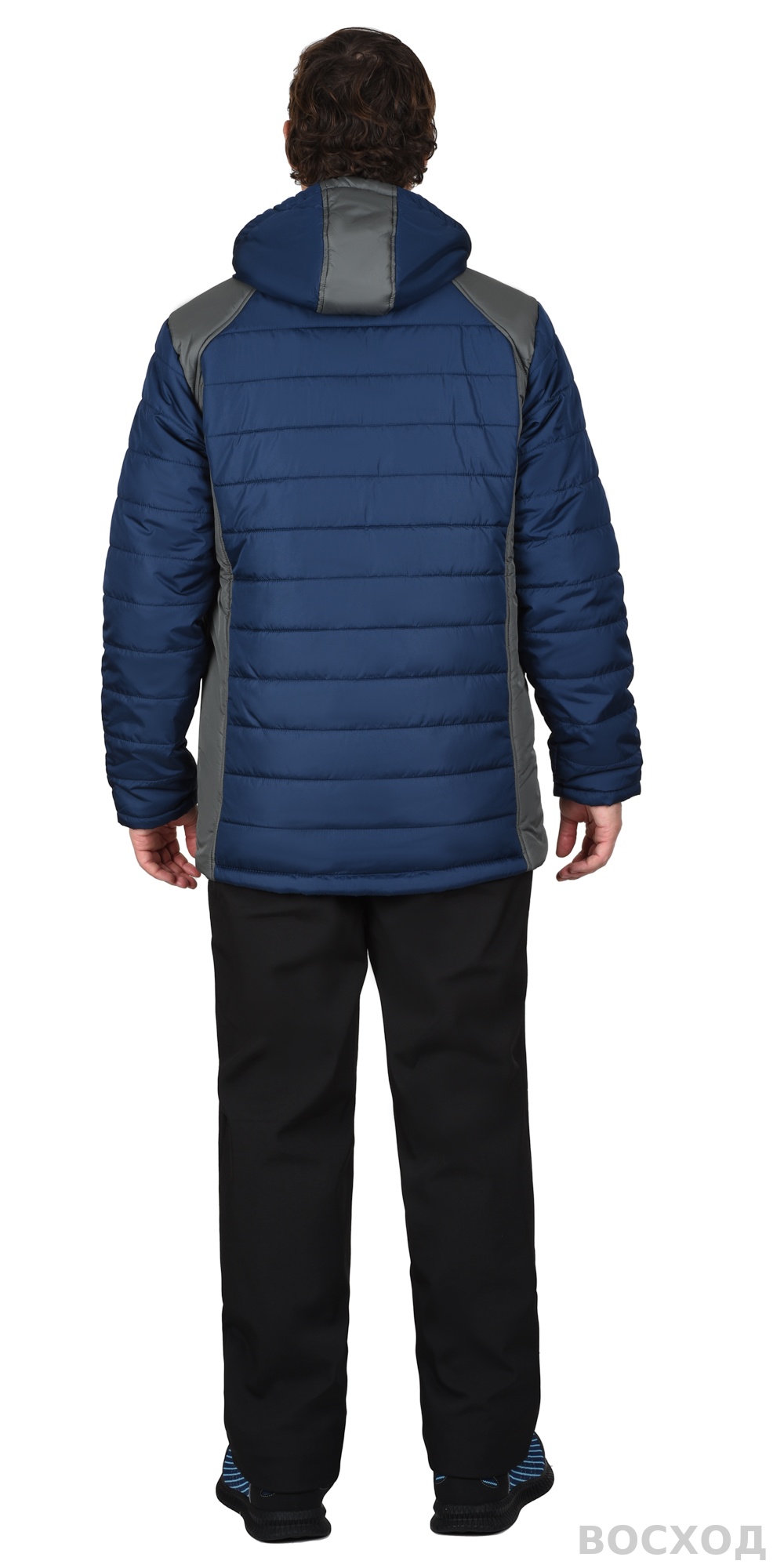 Куртка СИРИУС-УРБАН синяя с серым