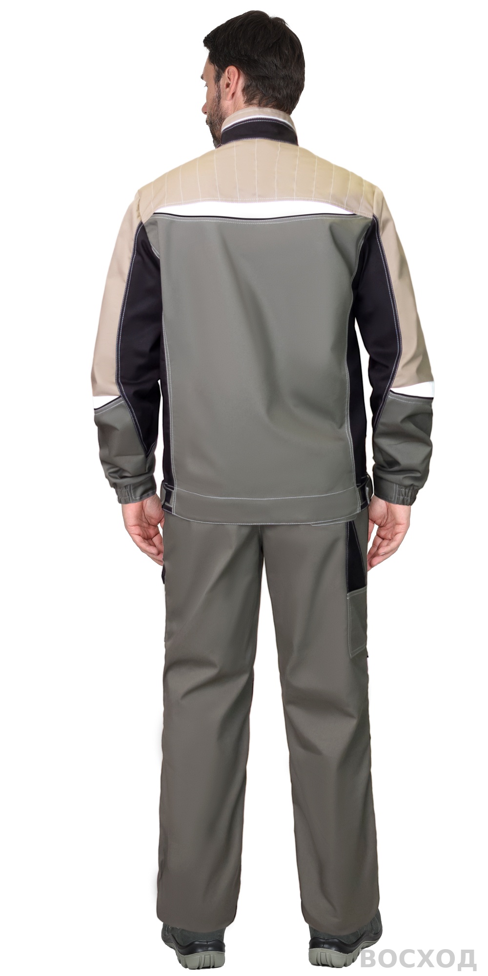 Куртка СИРИУС-КАСПИЙ с черным и песочным, СОП