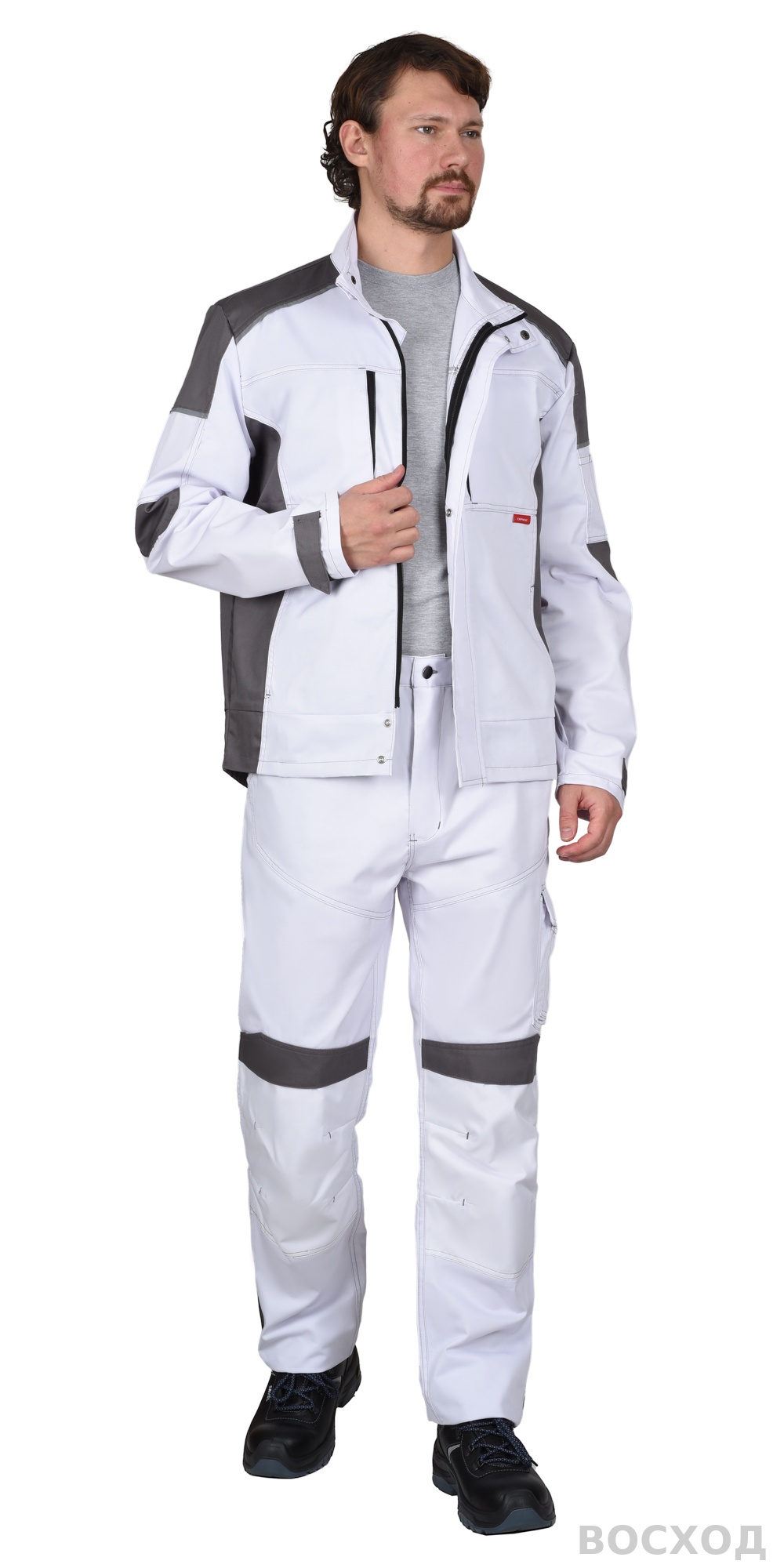 Костюм СИРИУС-ЦИТРИН куртка, брюки со средне-серым